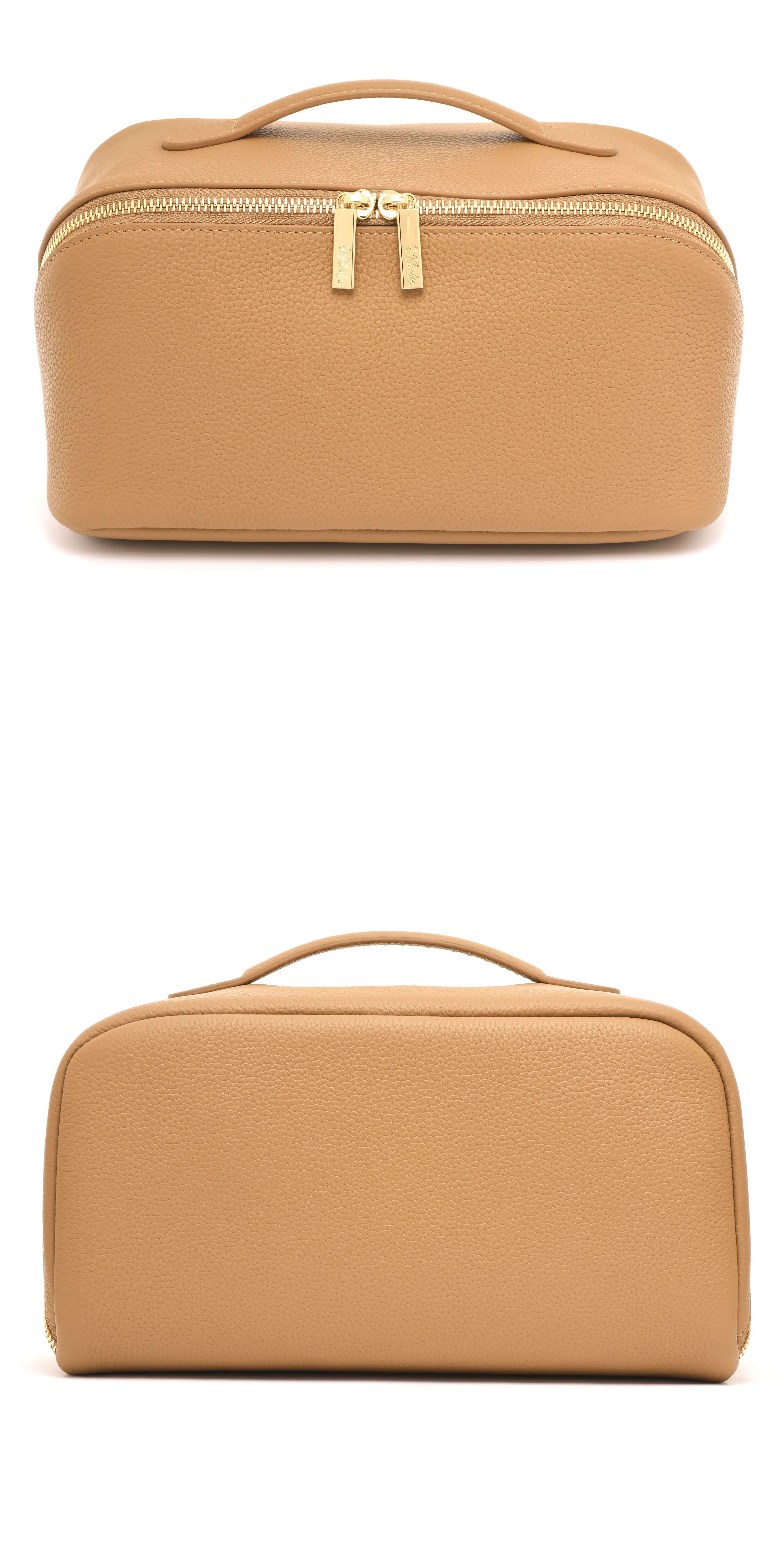 Voyage — Togo Leather Luxury Travel Cosmetic Case dressupyourpurse