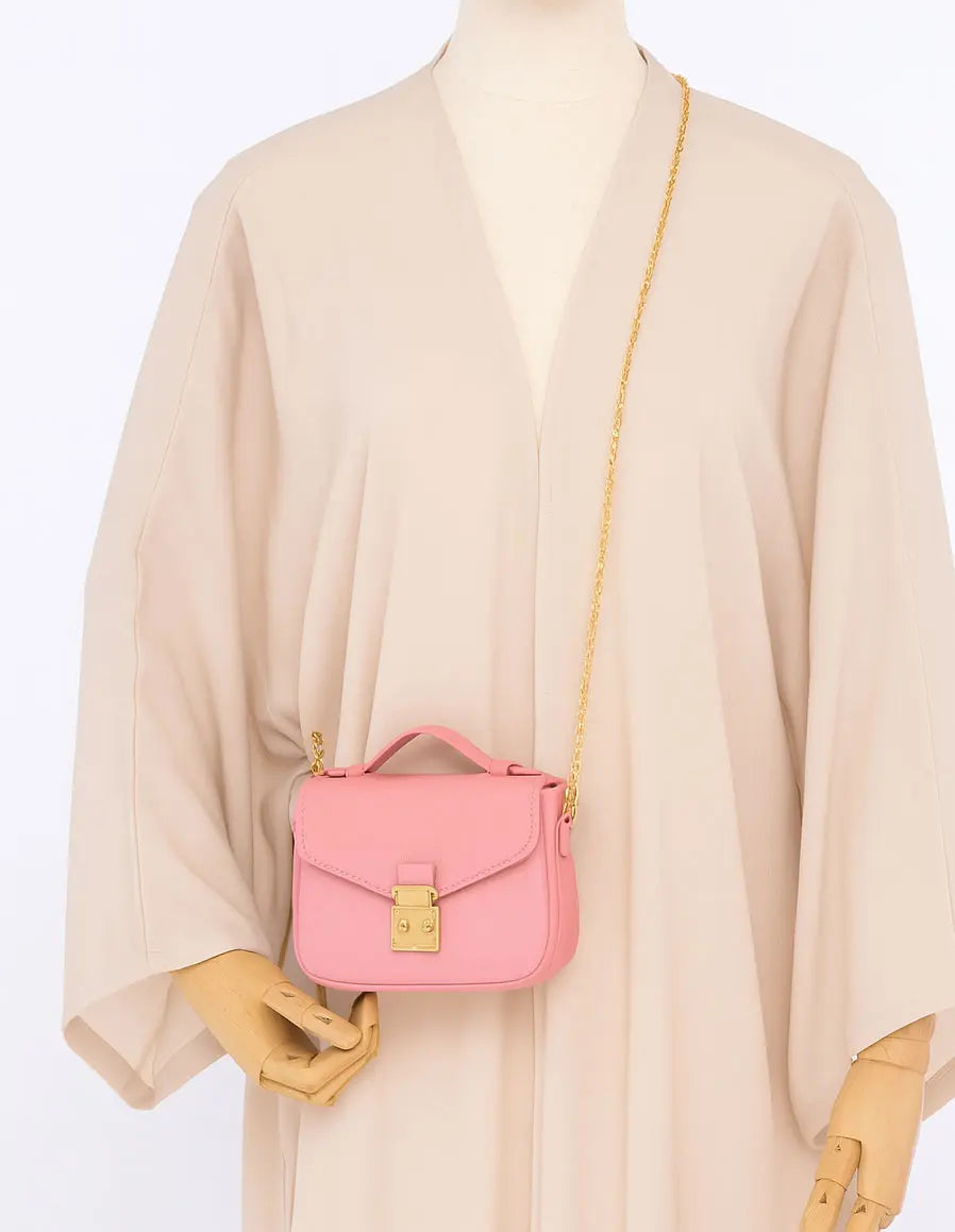 Micro Paris 15 - Togo Leather - Summer Pink dressupyourpurse