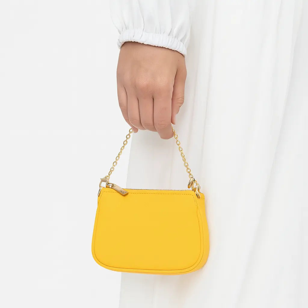 HCC X DUYP - Mini pochette - SUN YELLOW dressupyourpurse