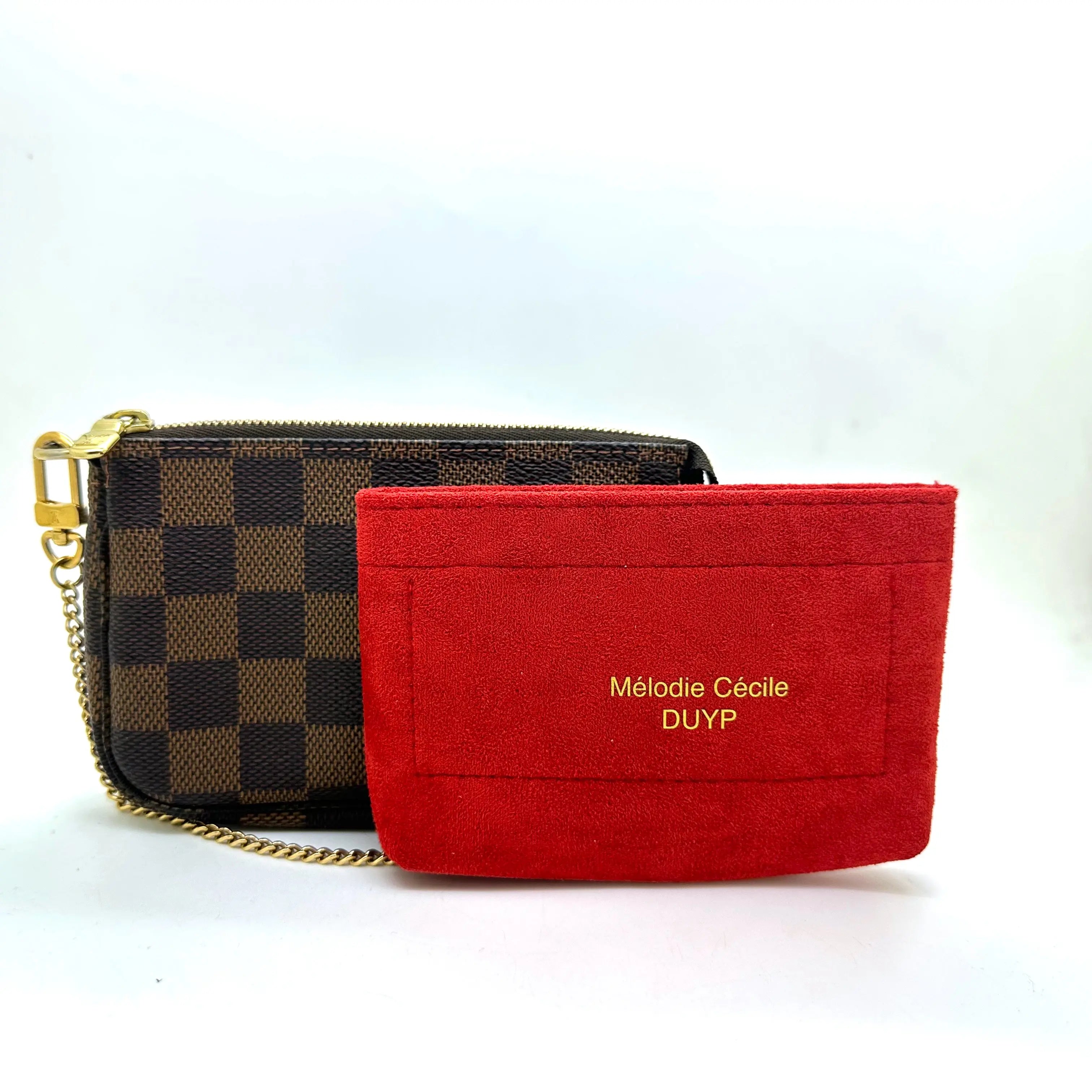 Cotton Suede Organizer for Pochette accessoires and mini pochette - 4 colors dressupyourpurse