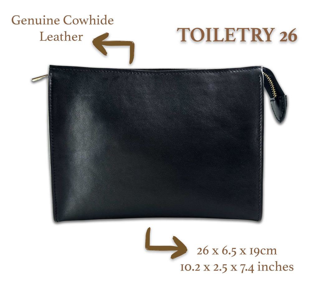Honey Vachetta Leather - Encasement for Toiletry 26 – dressupyourpurse