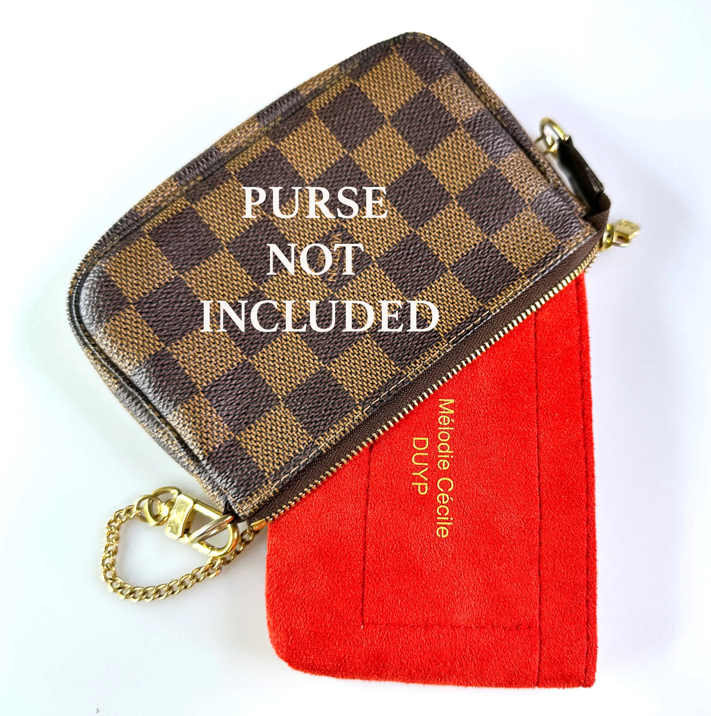 Cotton Suede Organizer for Pochette accessoires and mini pochette - 4 colors dressupyourpurse