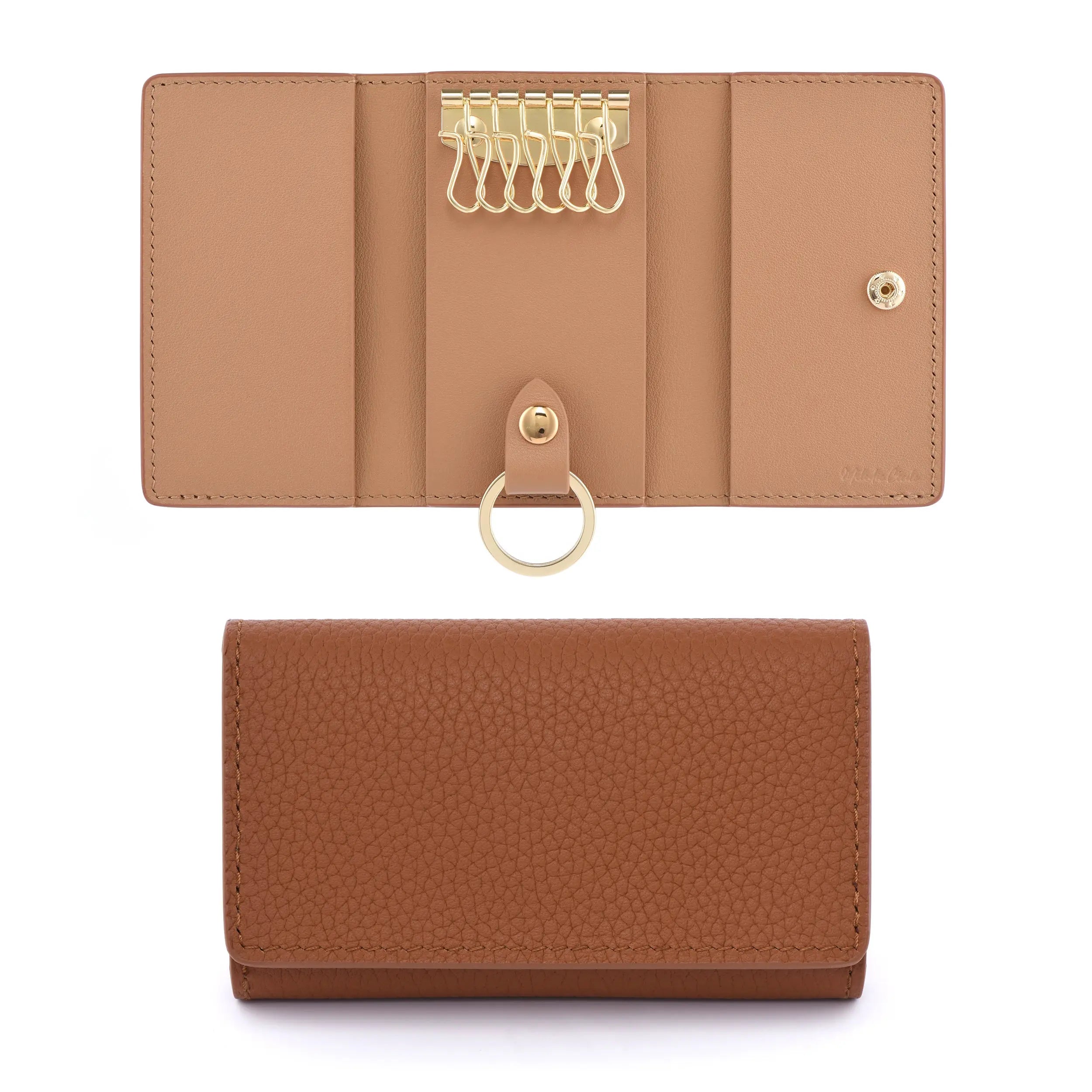 Togo Leather Key Case - 9 COLORS dressupyourpurse