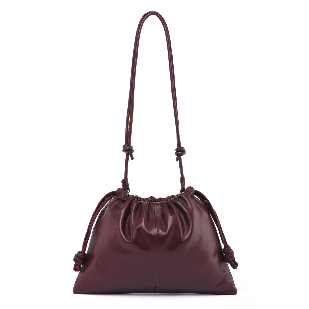 PRE ORDER ❤️ HCC X DUYP - "The Go bag" – Soft Lambskin Shoulder Bag - Burgundy dressupyourpurse