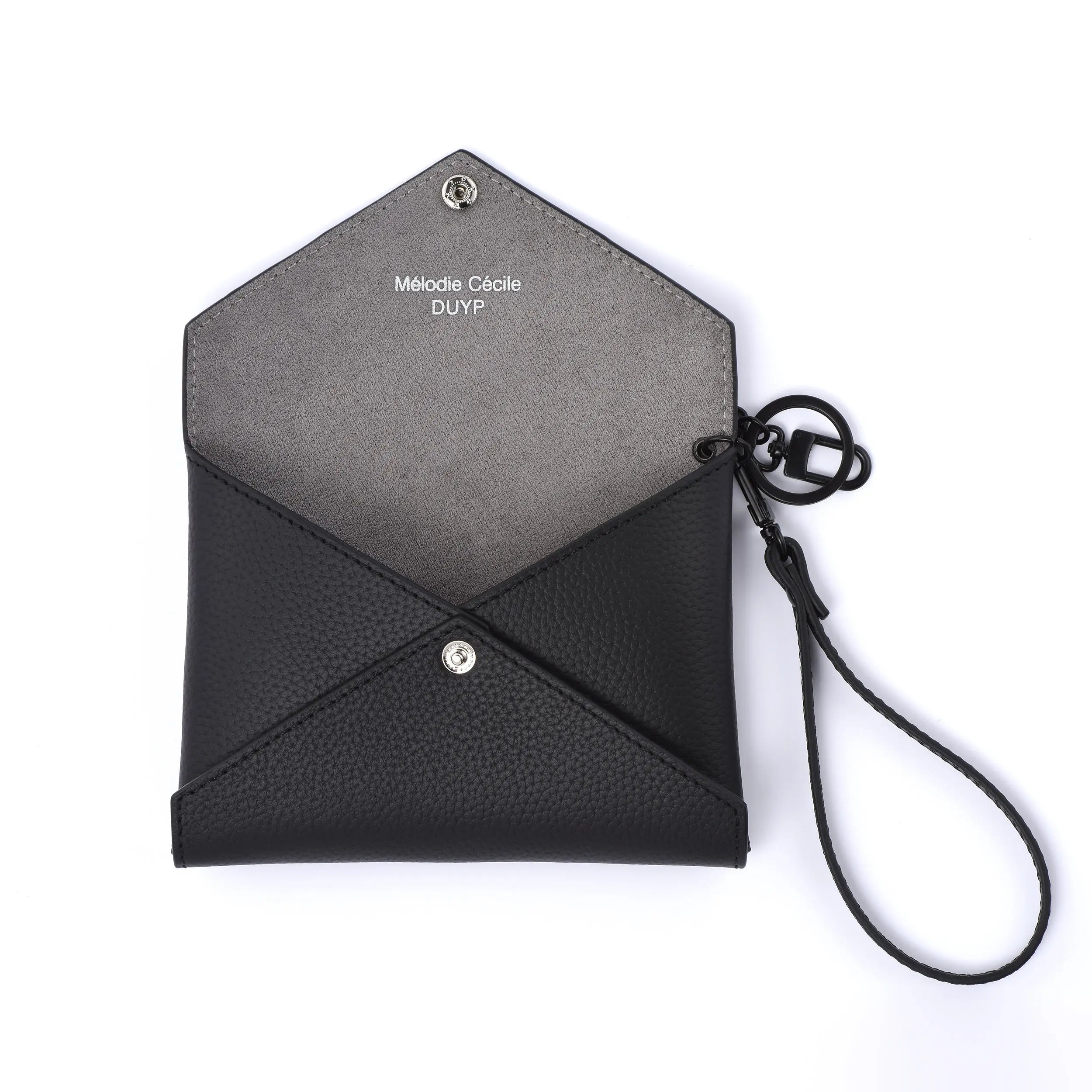 NOIR ABSOLU - Medium Size Envelope - Passport holder Clutch dressupyourpurse