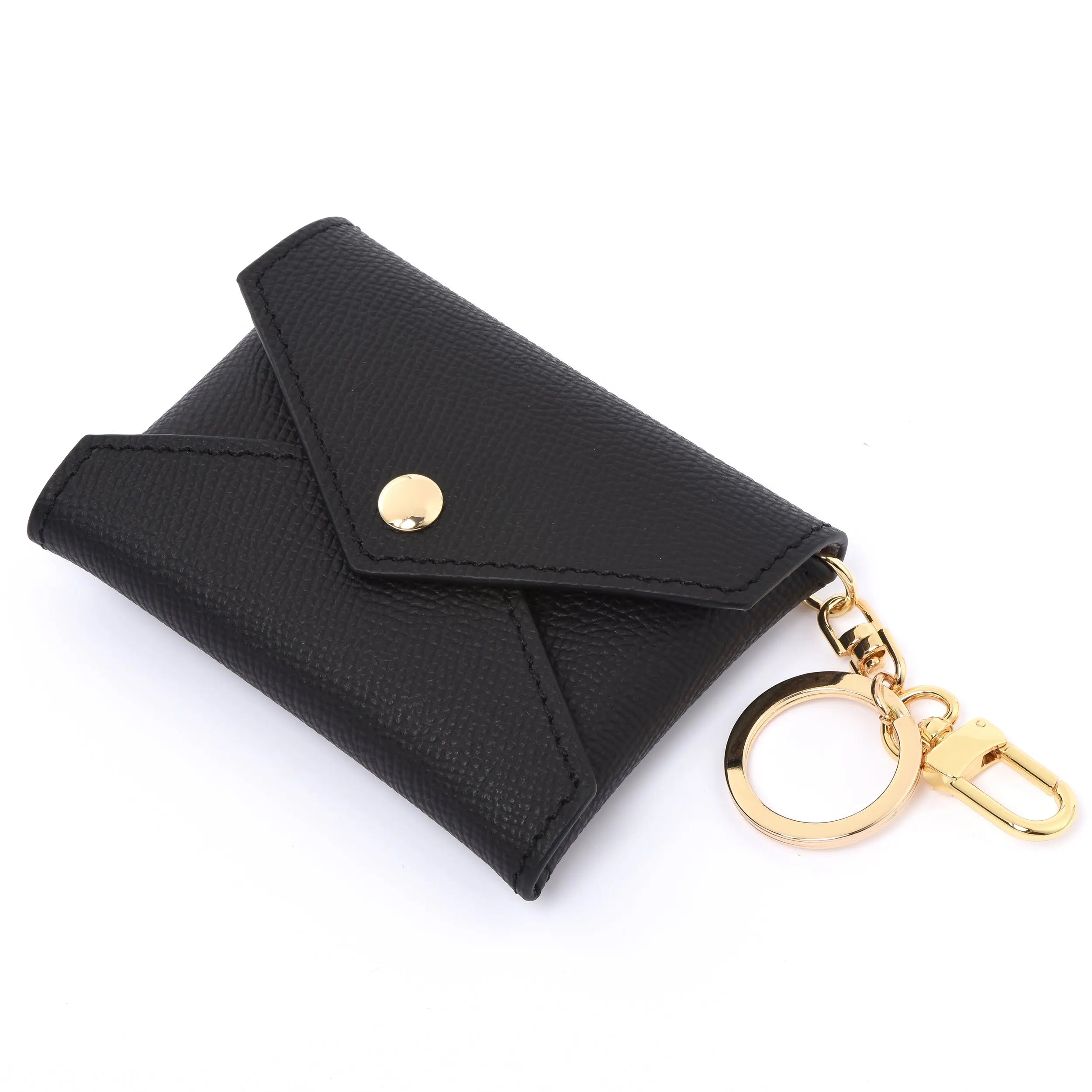 EPSOM LEATHER MINI ENVELOPE BAG CHARM CARD HOLDER dressupyourpurse