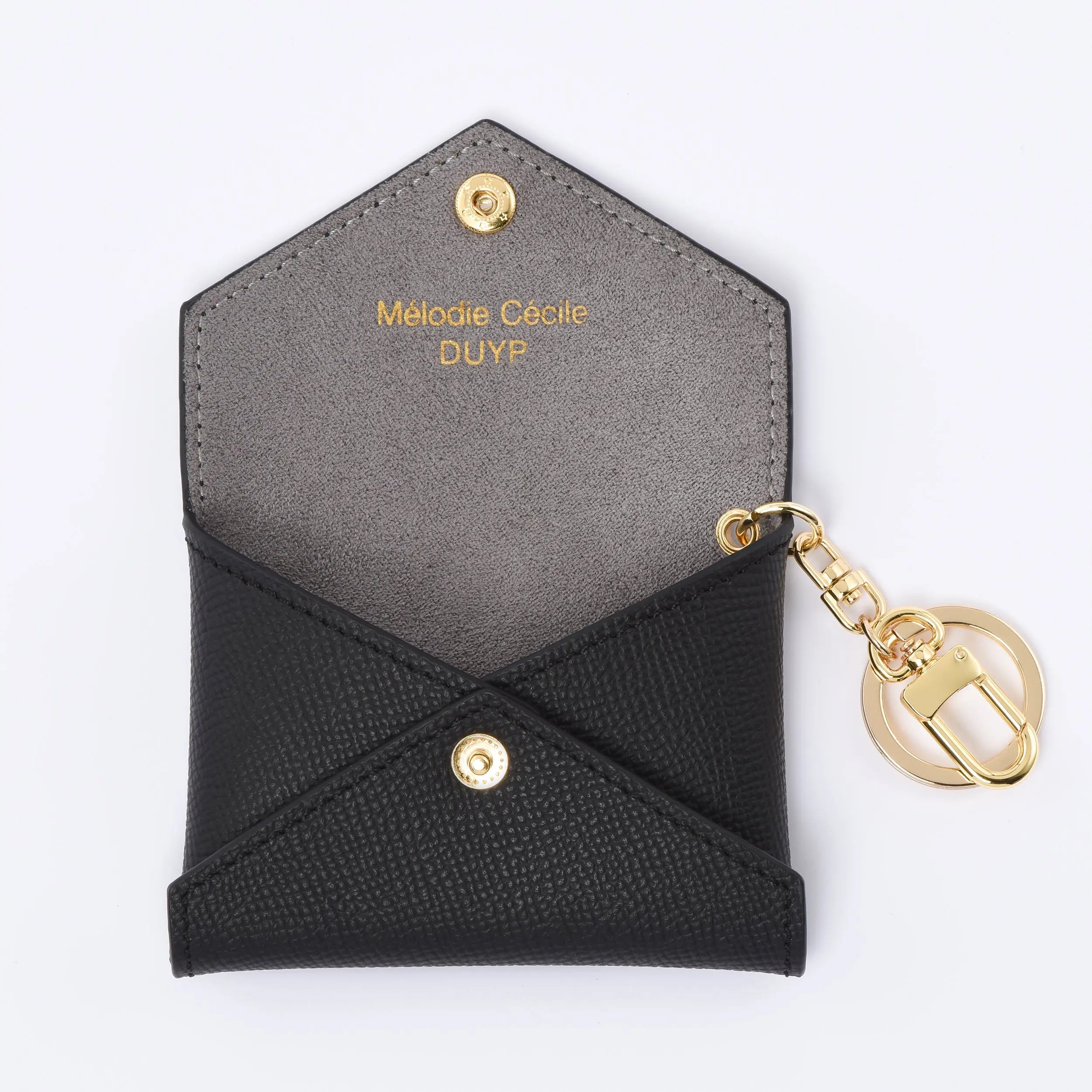 EPSOM LEATHER MINI ENVELOPE BAG CHARM CARD HOLDER dressupyourpurse