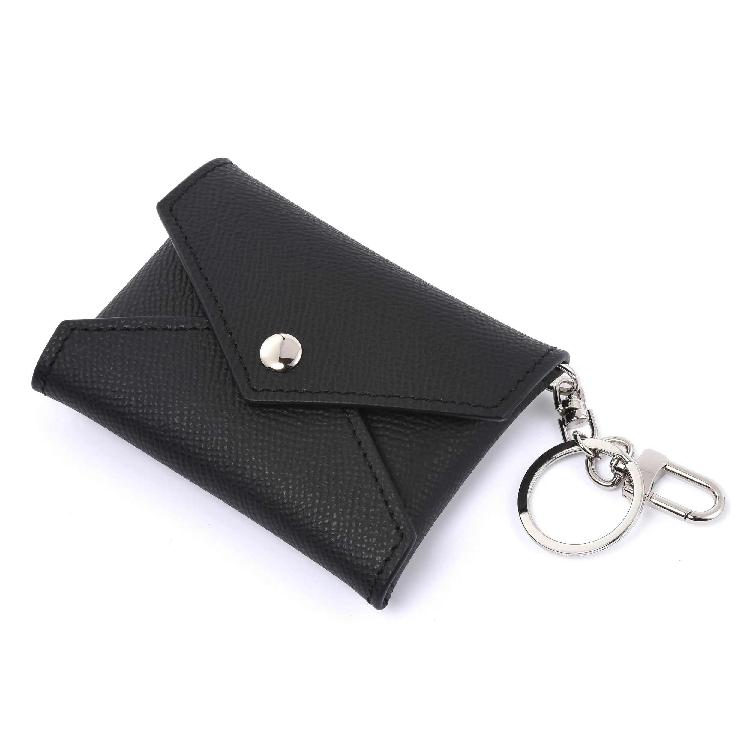 EPSOM LEATHER MINI ENVELOPE BAG CHARM CARD HOLDER dressupyourpurse