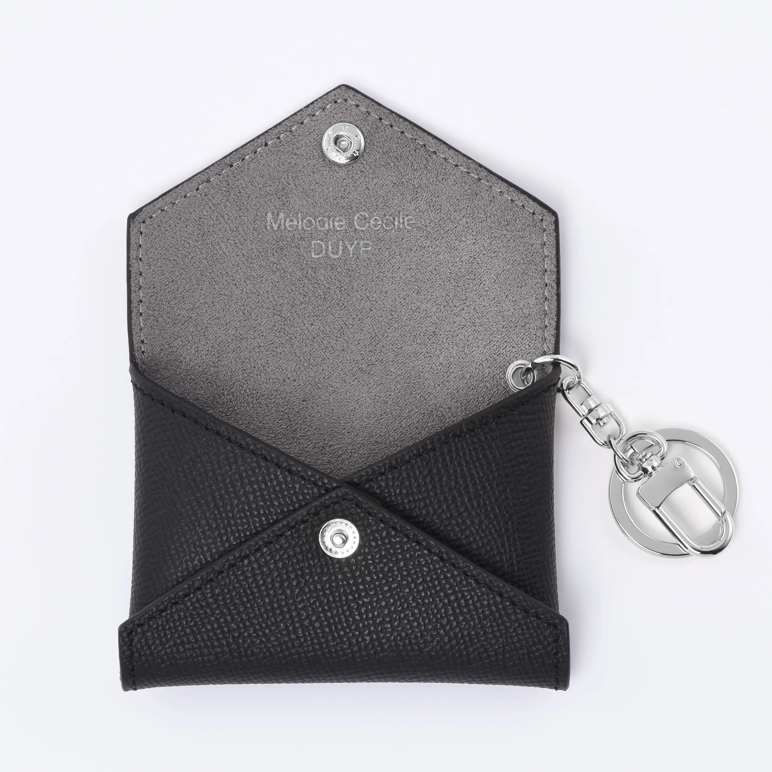 EPSOM LEATHER MINI ENVELOPE BAG CHARM CARD HOLDER dressupyourpurse