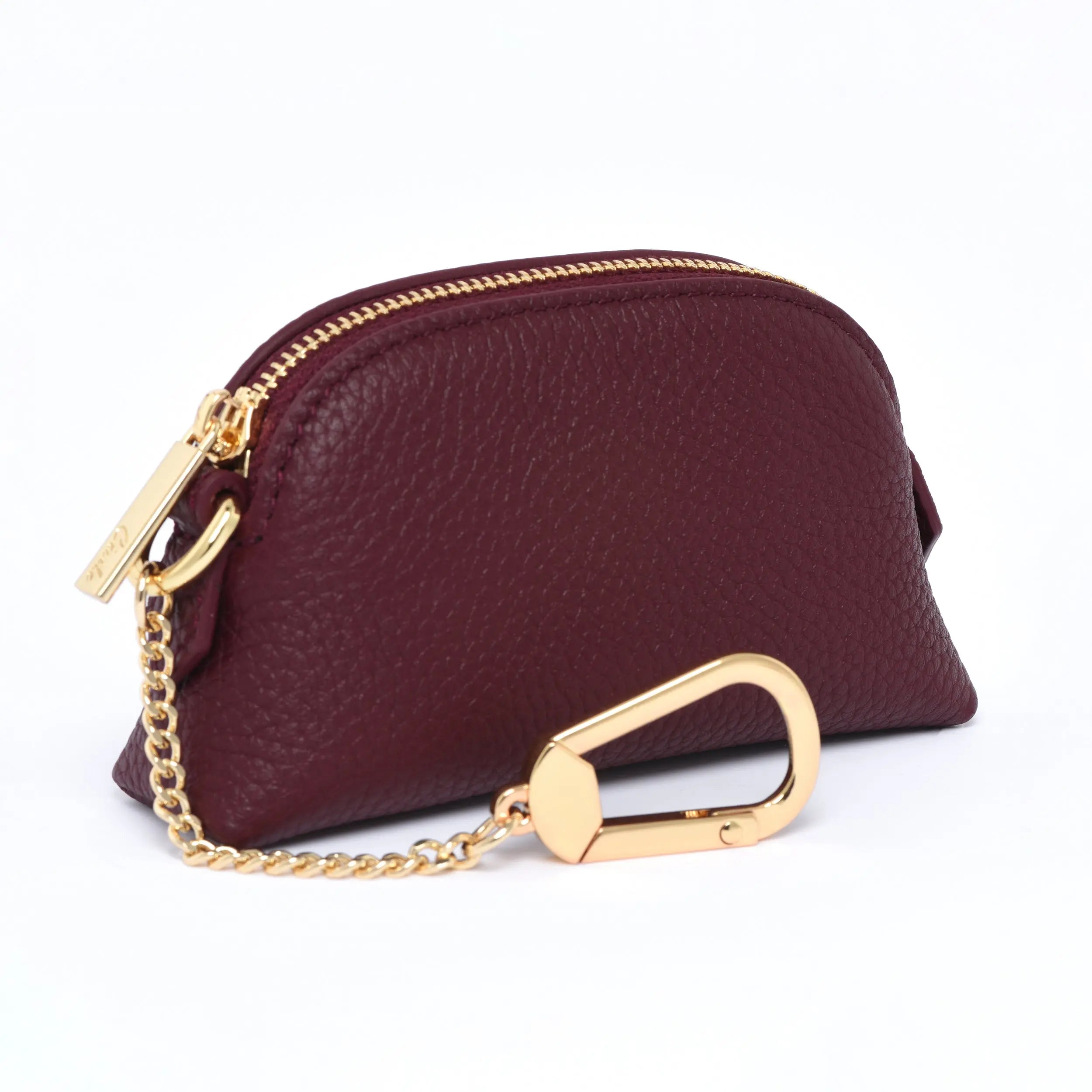 The Lippy Case - Togo Leather Mini Cosmetic Pouch dressupyourpurse