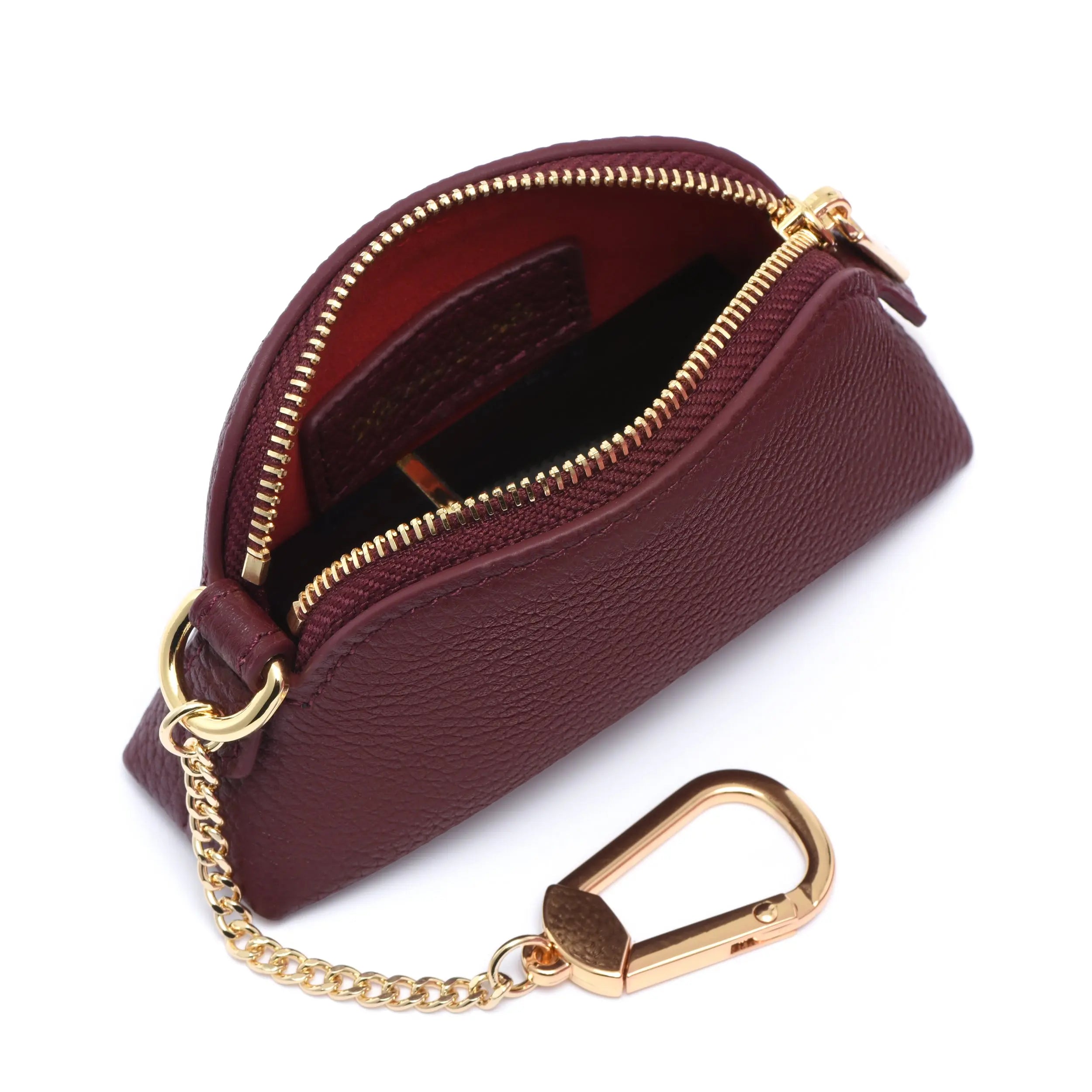 The Lippy Case - Togo Leather Mini Cosmetic Pouch dressupyourpurse