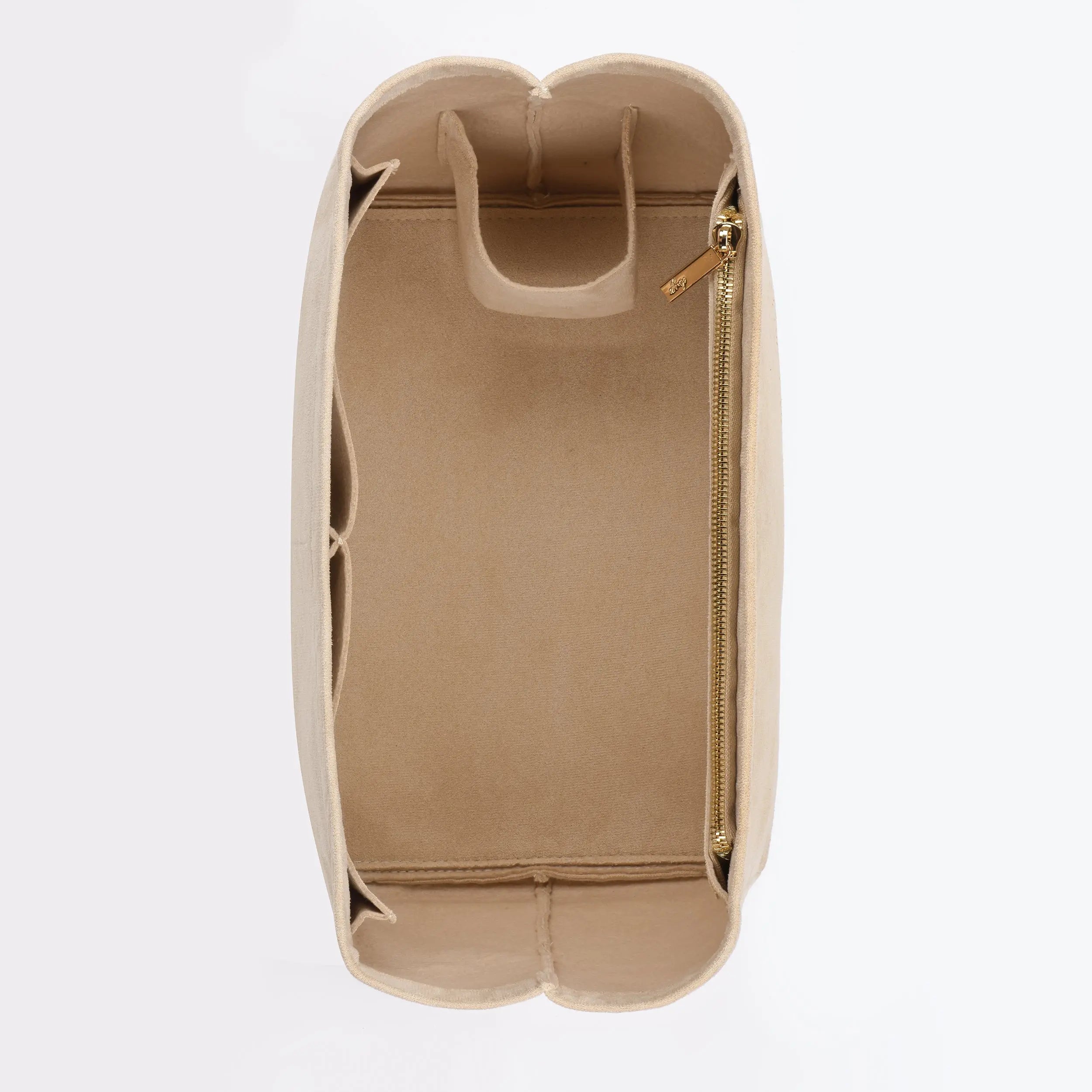 Suede Cotton Organizer for Le Pliage Tote S / M dressupyourpurse