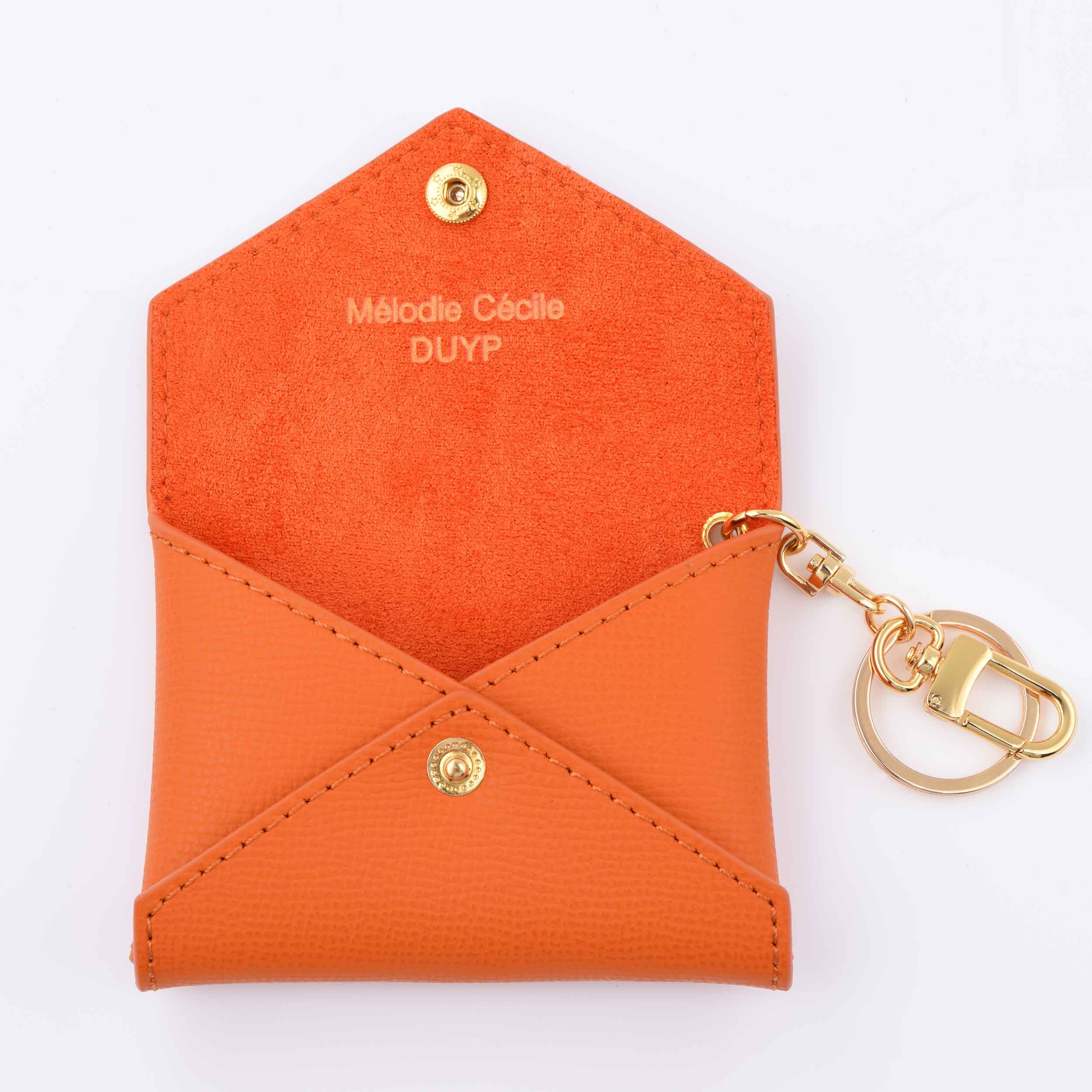 EPSOM LEATHER MINI ENVELOPE BAG CHARM CARD HOLDER dressupyourpurse