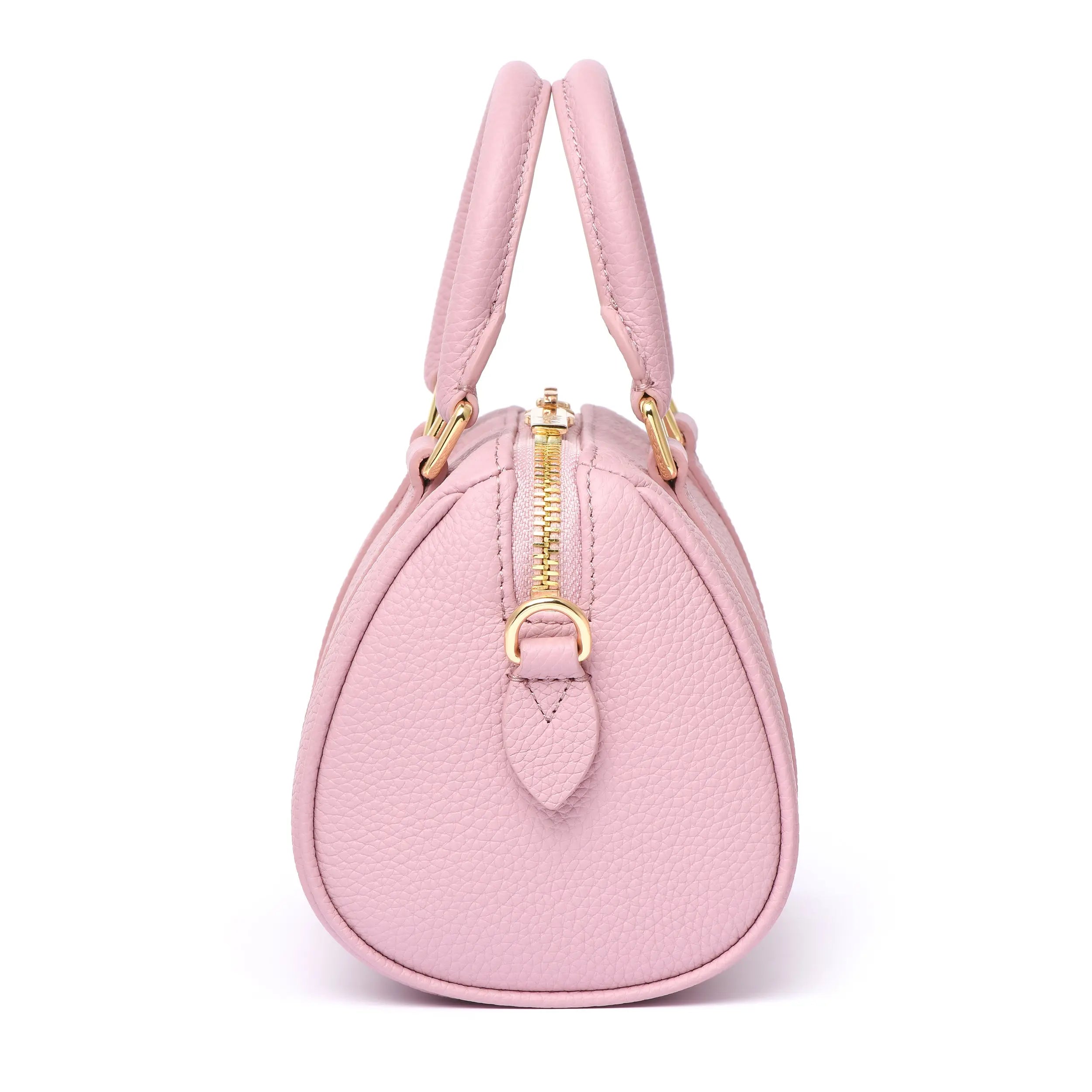 NANO Boston bag - Togo Leather - Dusty Pink dressupyourpurse
