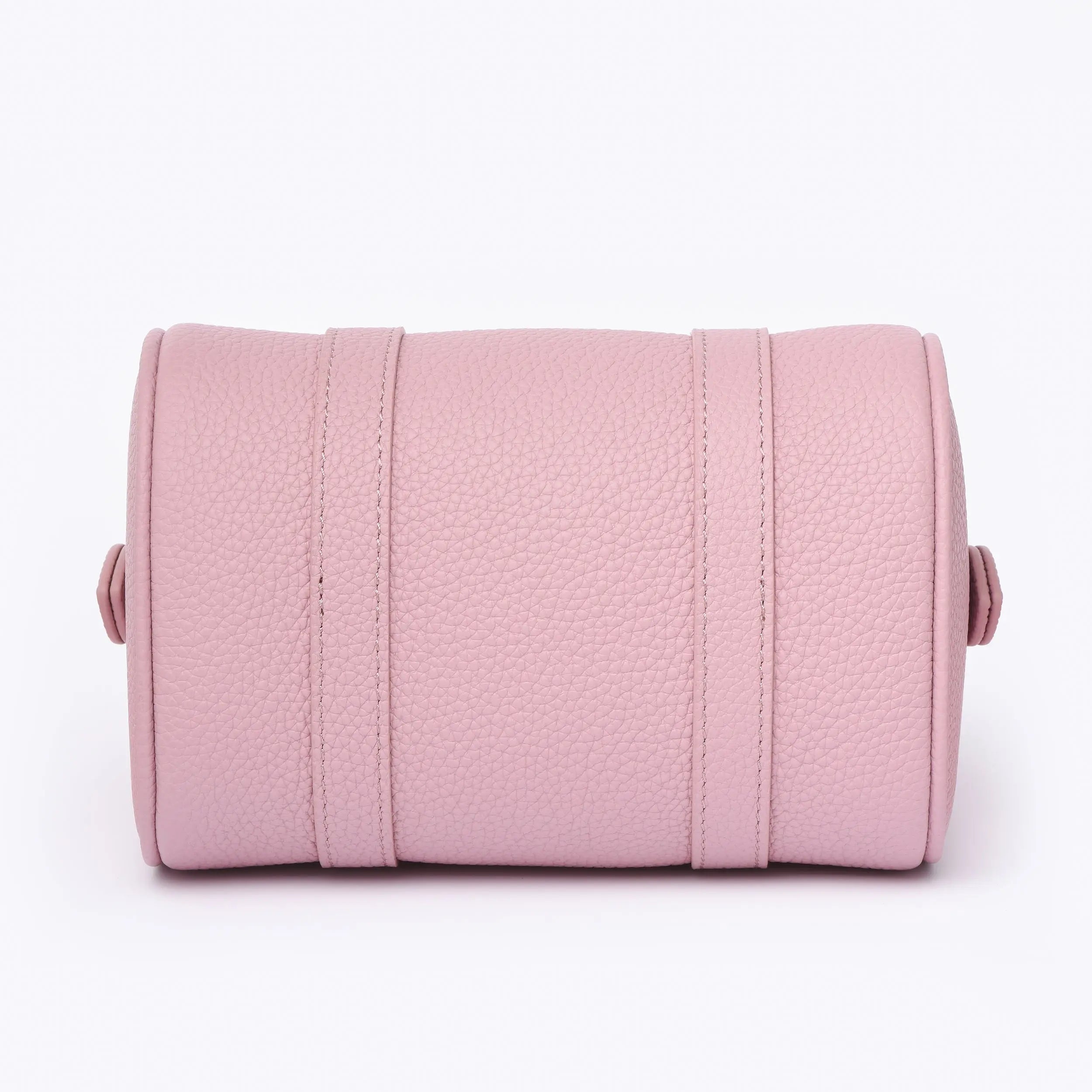 NANO Boston bag - Togo Leather - Dusty Pink dressupyourpurse