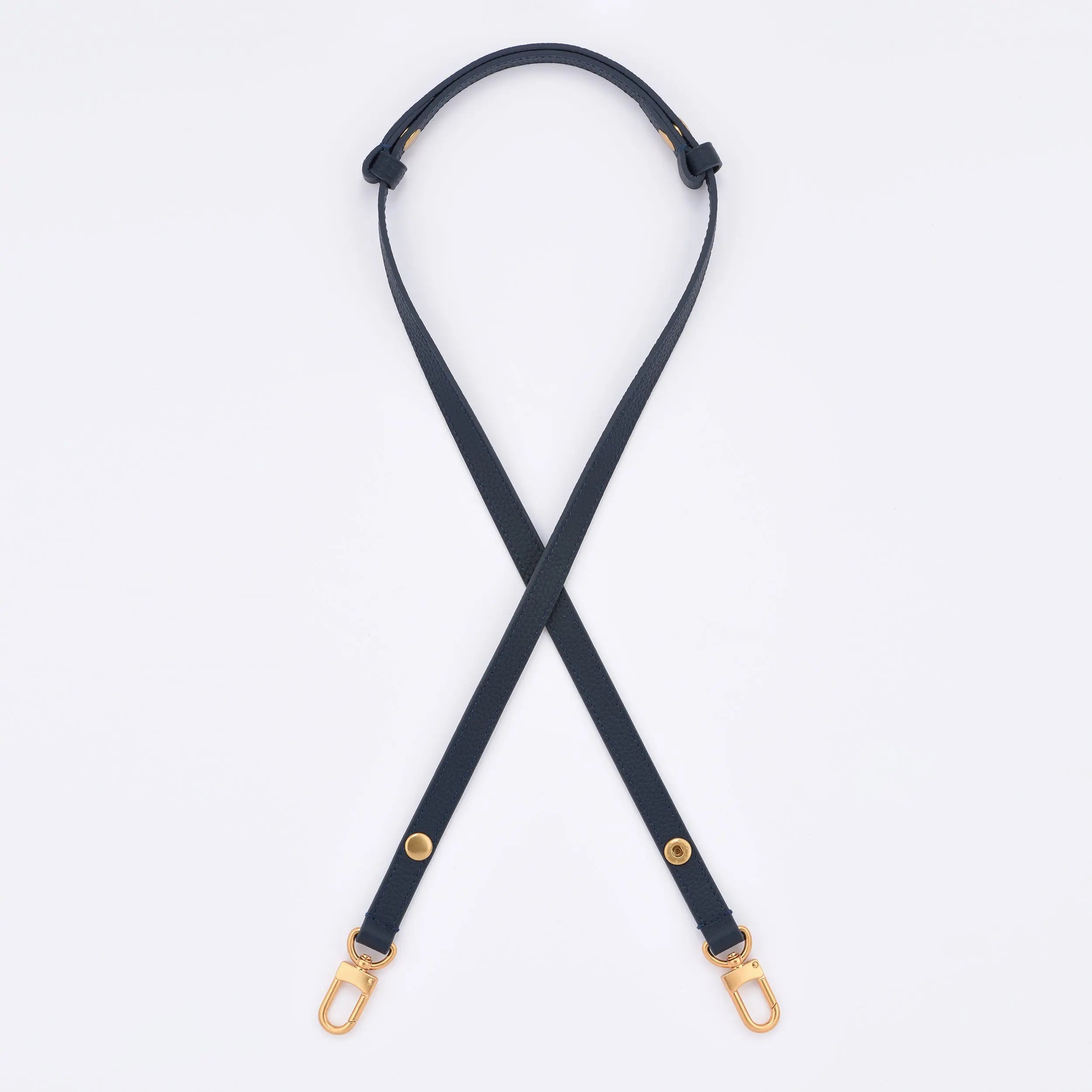 2-in-1 crossbody and shoulder leather button adjustable strap - (Vachetta and Togo) dressupyourpurse