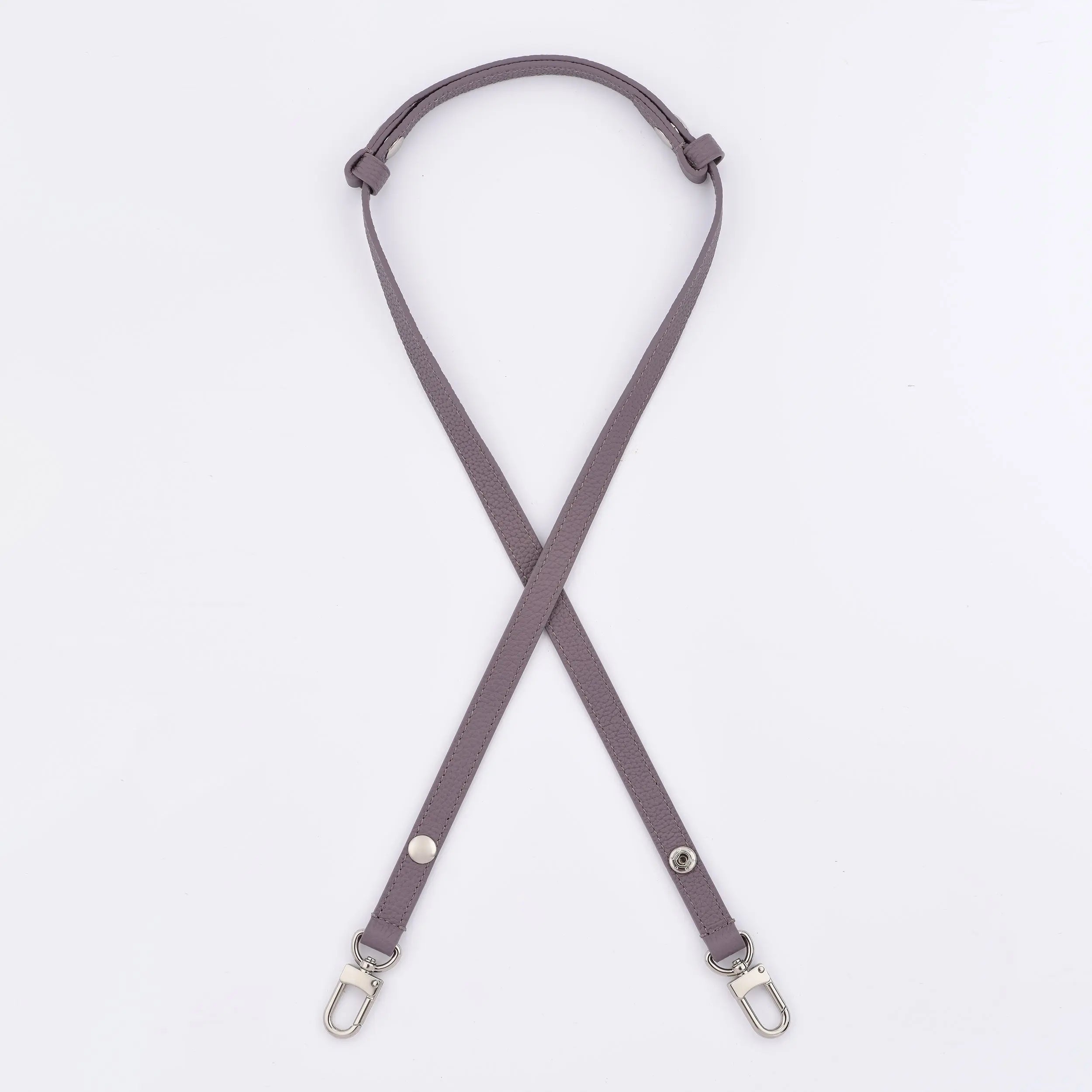 2-in-1 crossbody and shoulder leather button adjustable strap - (Vachetta and Togo) dressupyourpurse