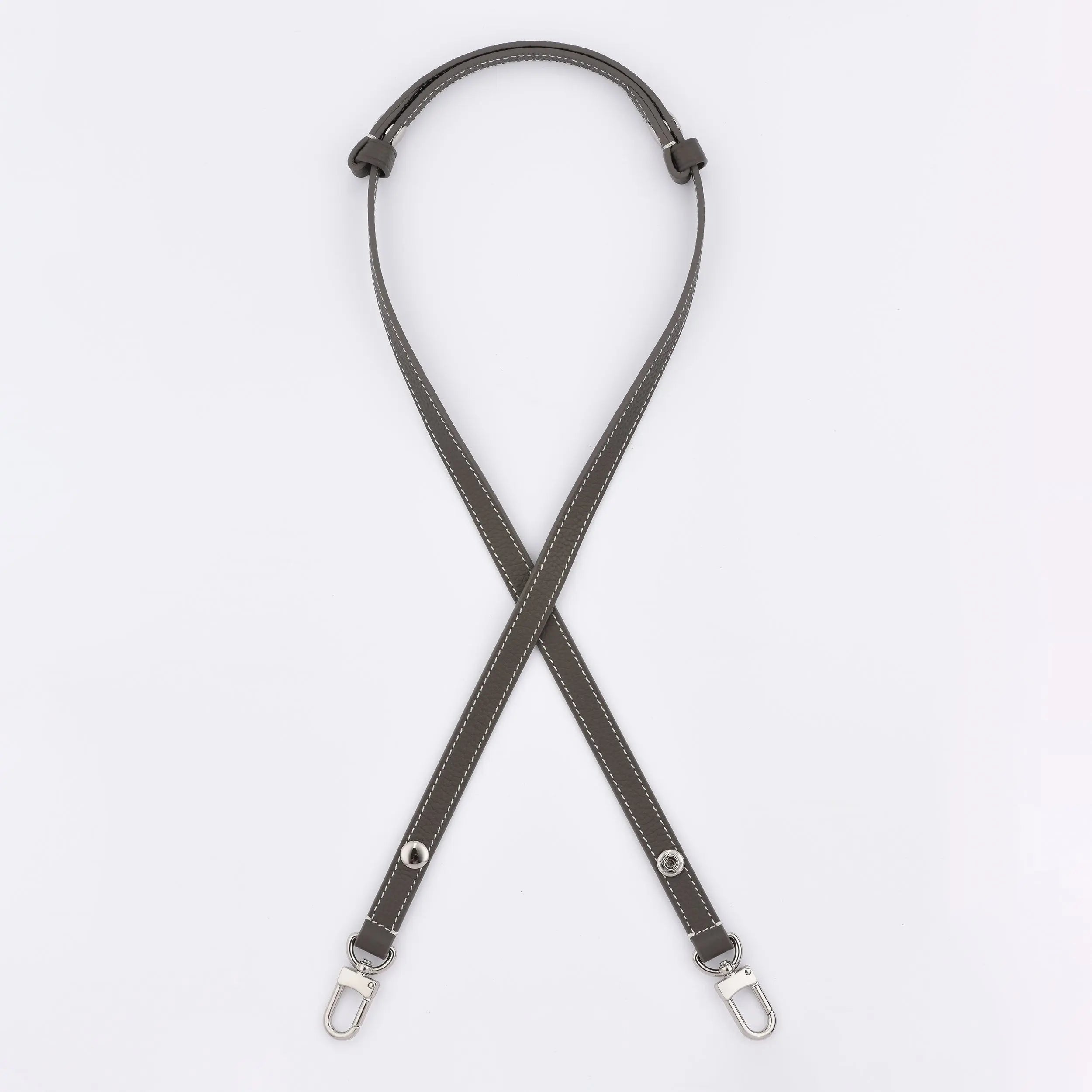 2-in-1 crossbody and shoulder leather button adjustable strap - (Vachetta and Togo) dressupyourpurse