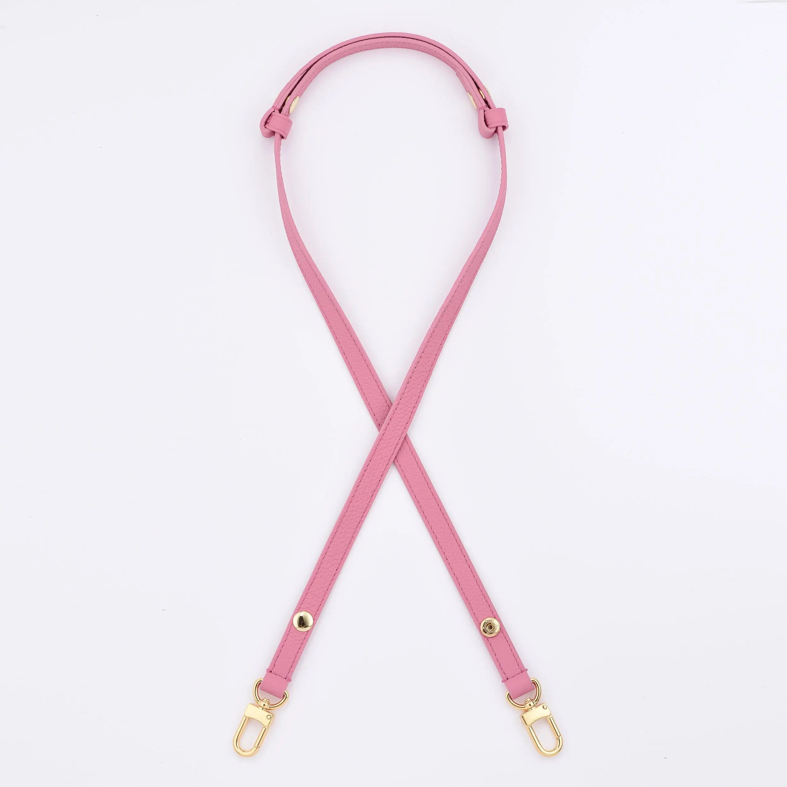 2-in-1 crossbody and shoulder leather button adjustable strap - (Vachetta and Togo) dressupyourpurse