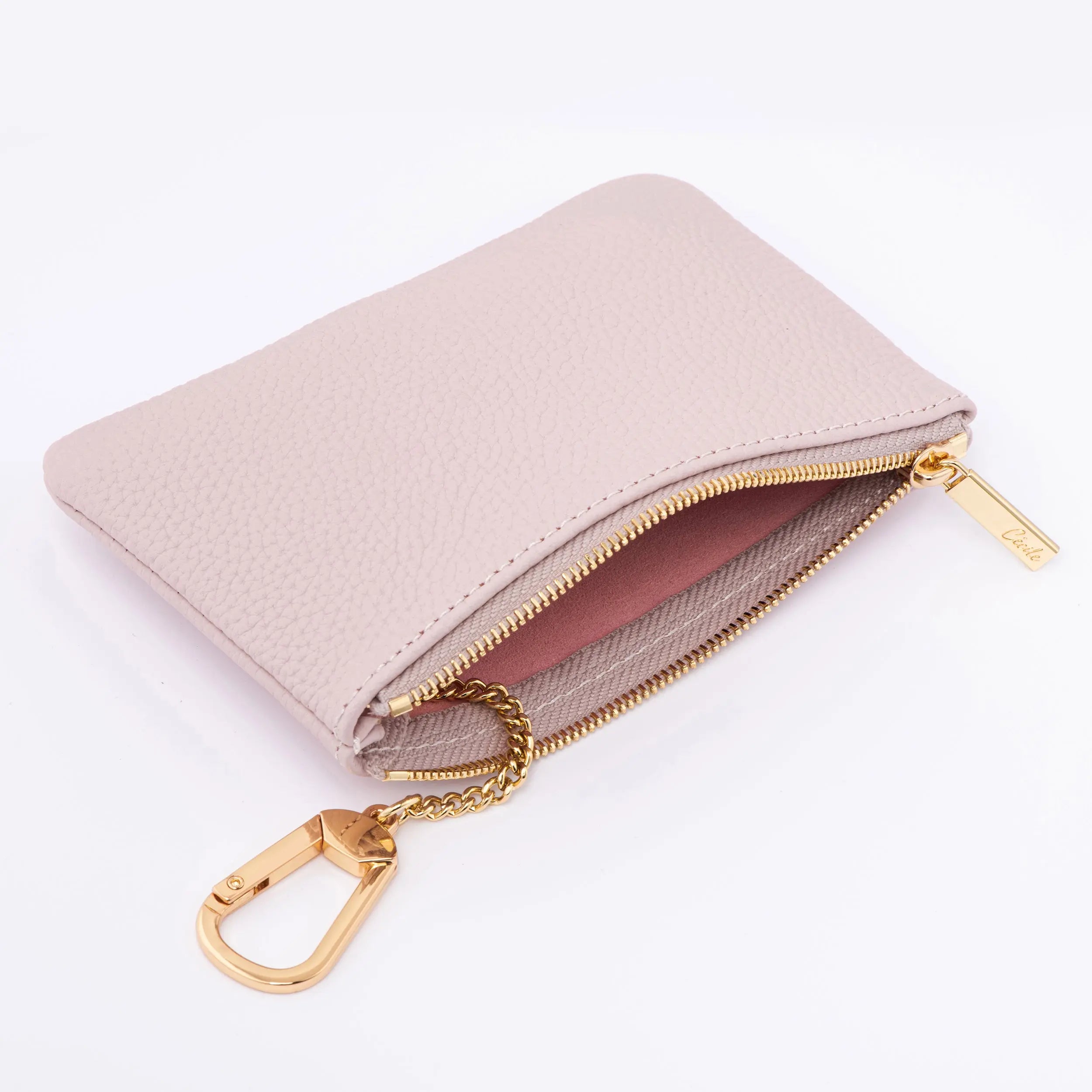 The “M KEY” – Togo Leather Zipped Pouch with Key Hook dressupyourpurse