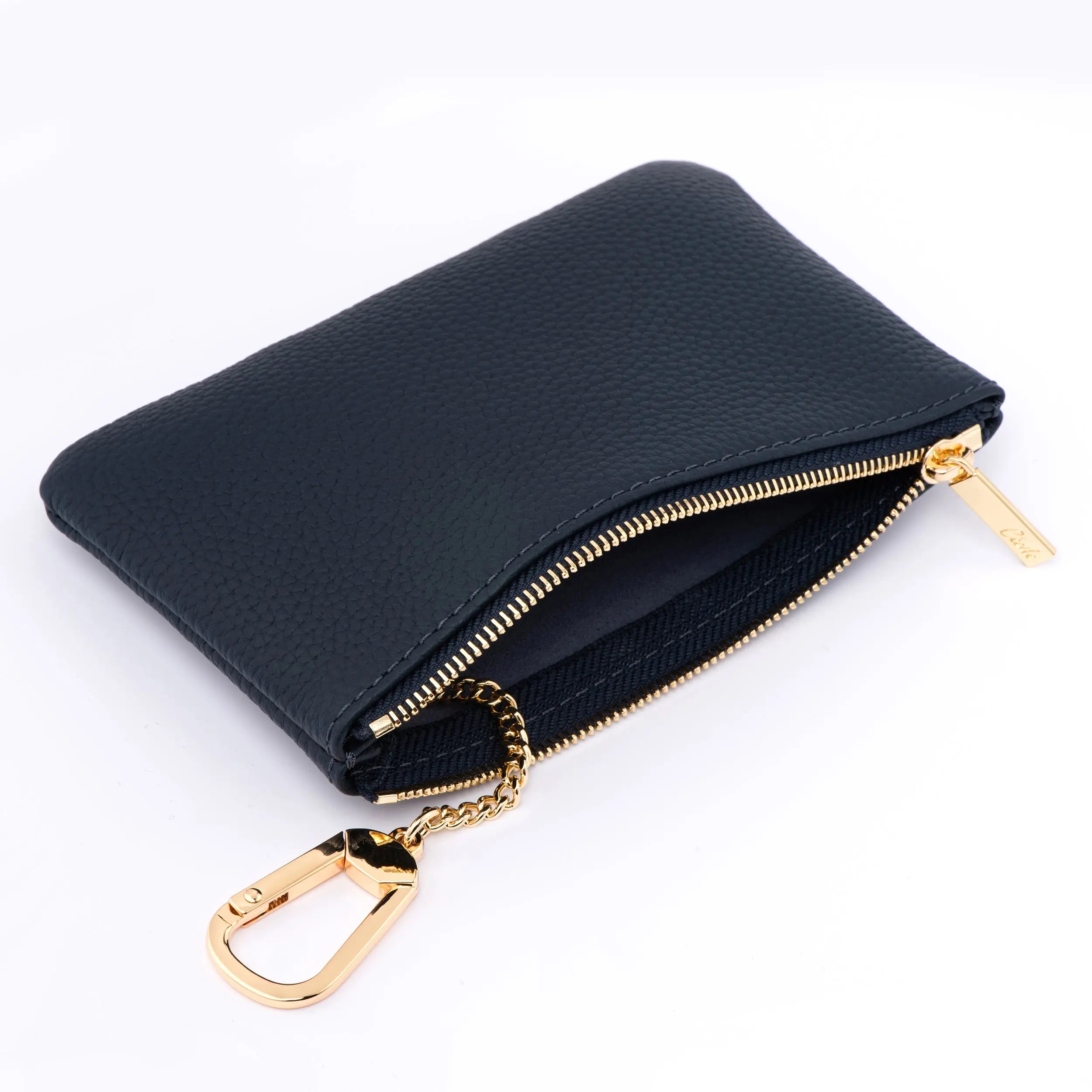 The “M KEY” – Togo Leather Zipped Pouch with Key Hook dressupyourpurse