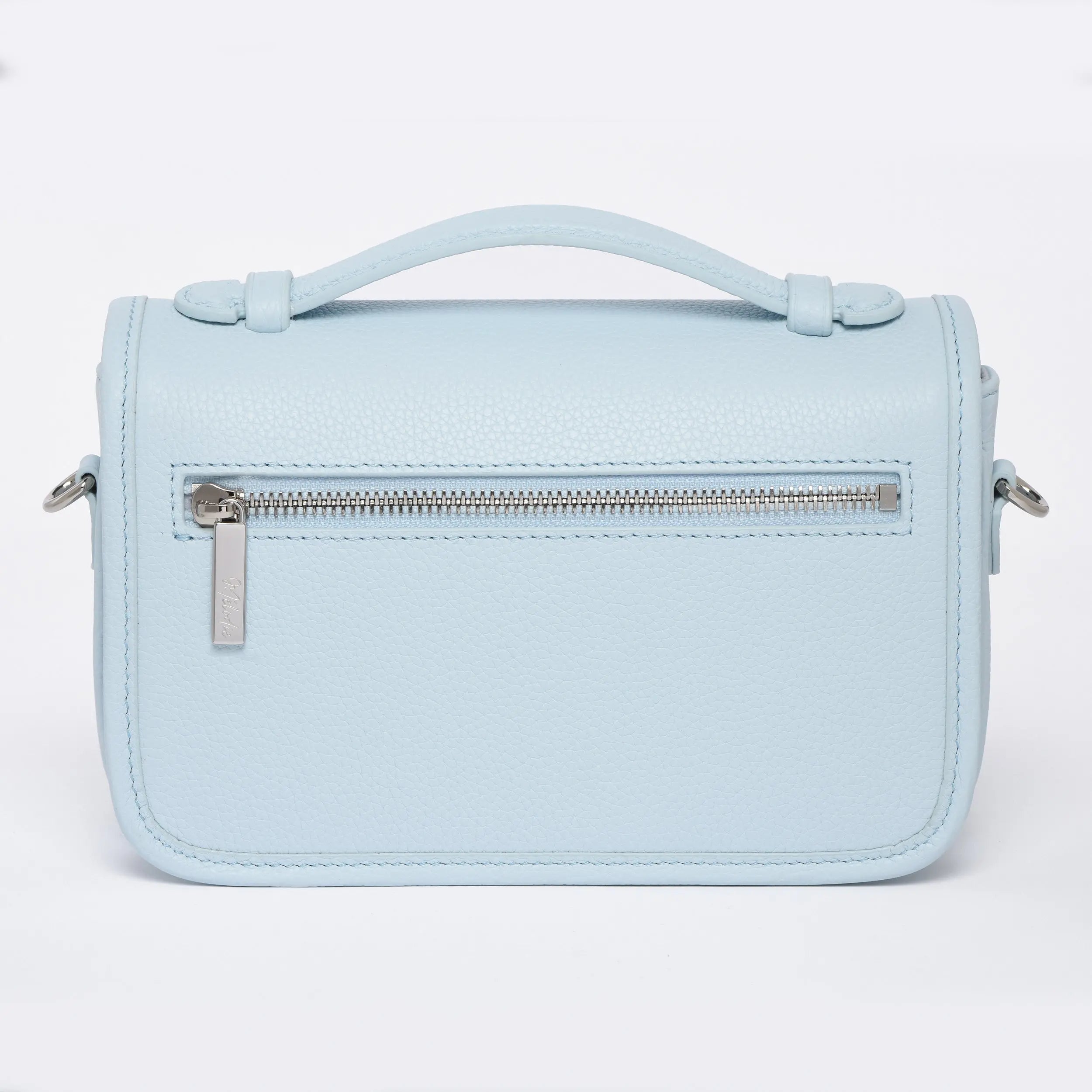 PETIT PARIS 15 - Crossbody bag - Ice Blue Togo / Silver Hardware dressupyourpurse
