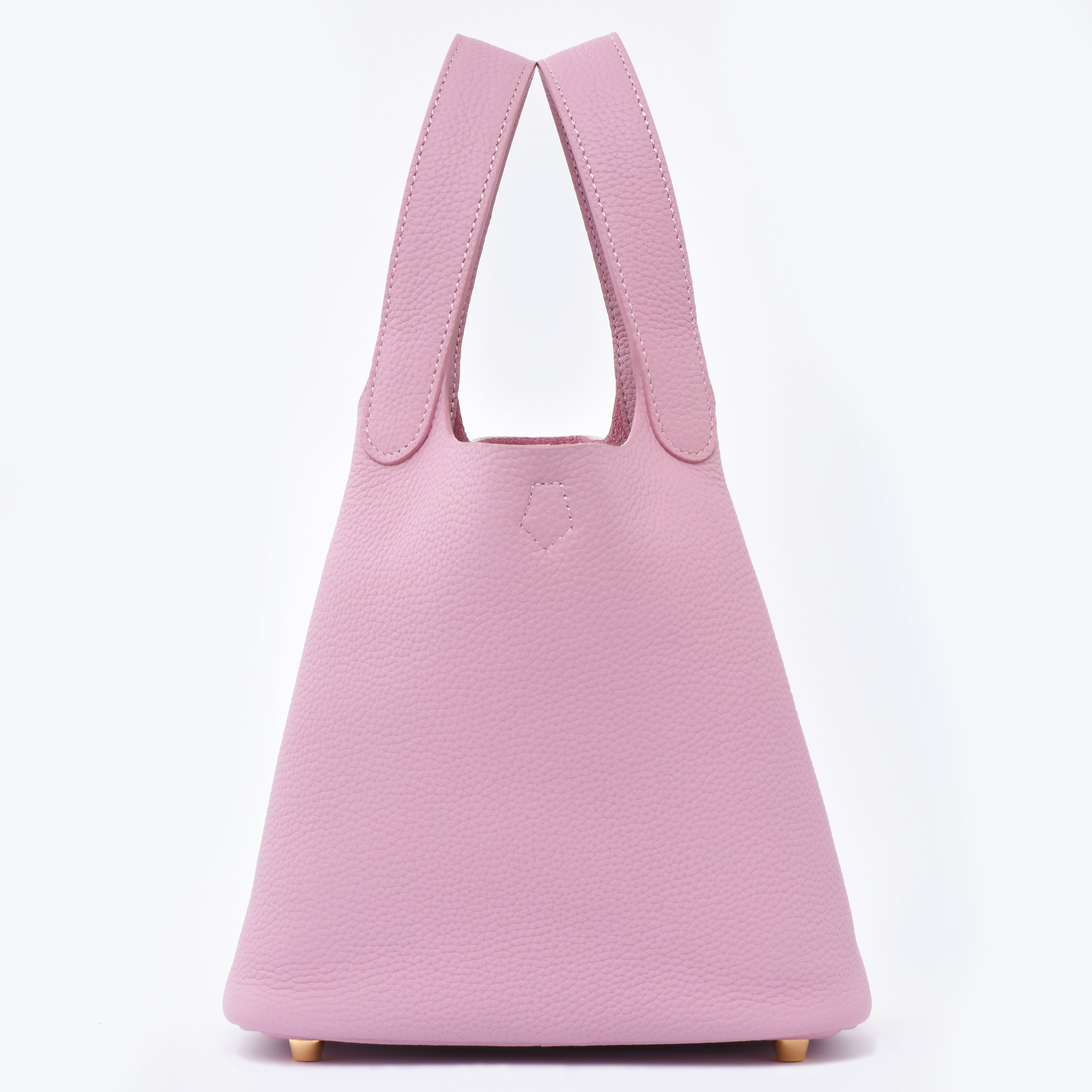 Josette - Versatile Bucket Bag - Grained Cowhide - CREAMY PINK dressupyourpurse