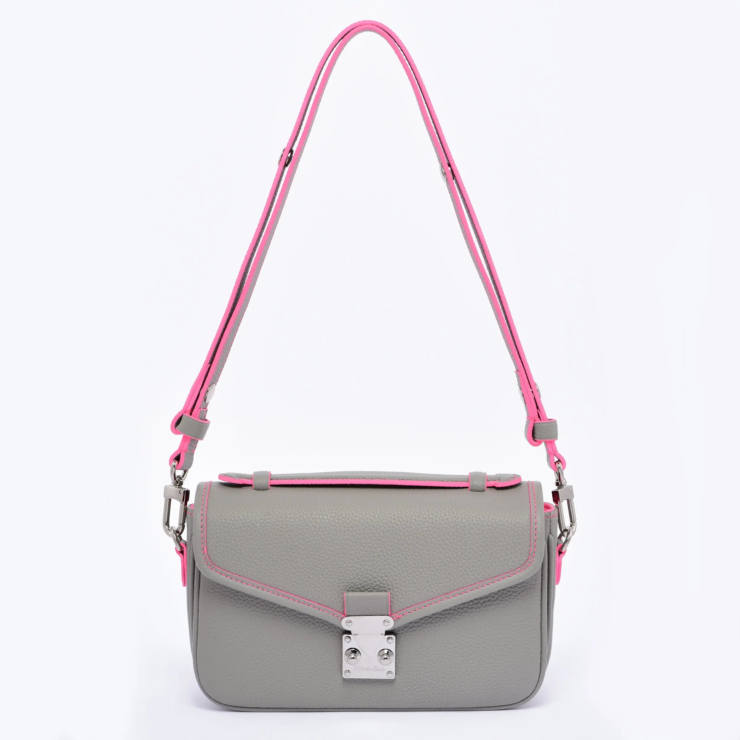 Petit Paris 15 - Limited edition - Pearl Grey / Neon Pink dressupyourpurse