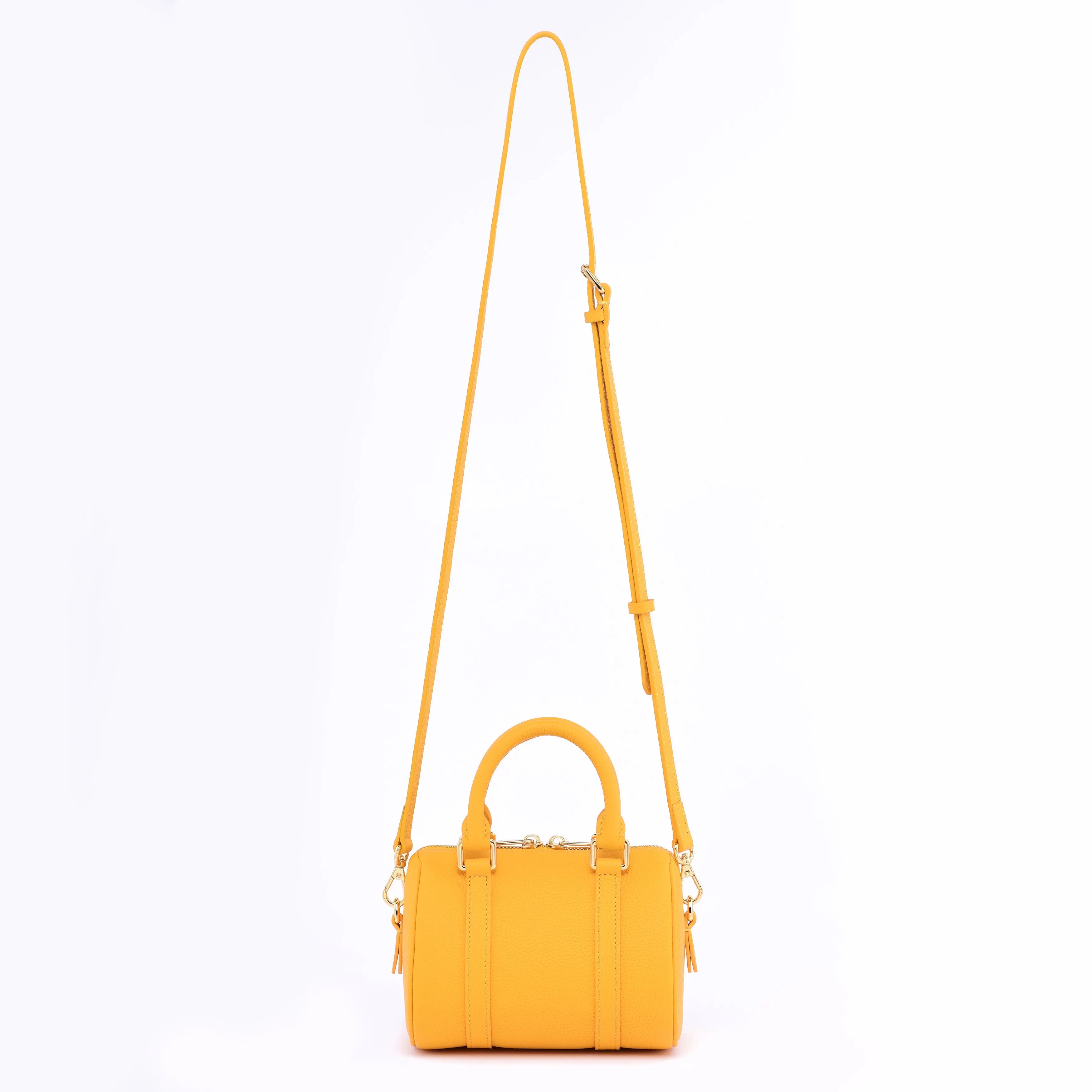 NANO Boston bag - Togo Leather - Sun Yellow dressupyourpurse