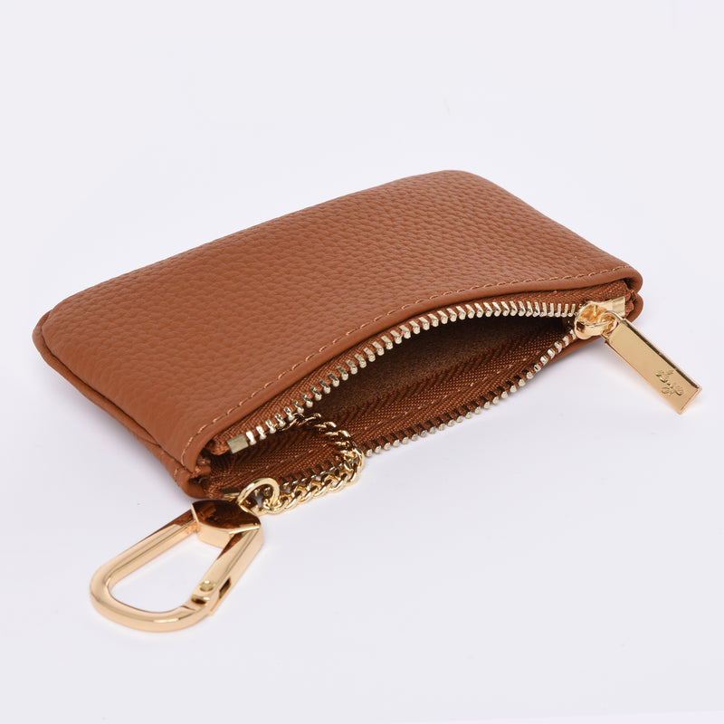 Togo Leather Key pouch - 13 Colors (Gold Hardware)