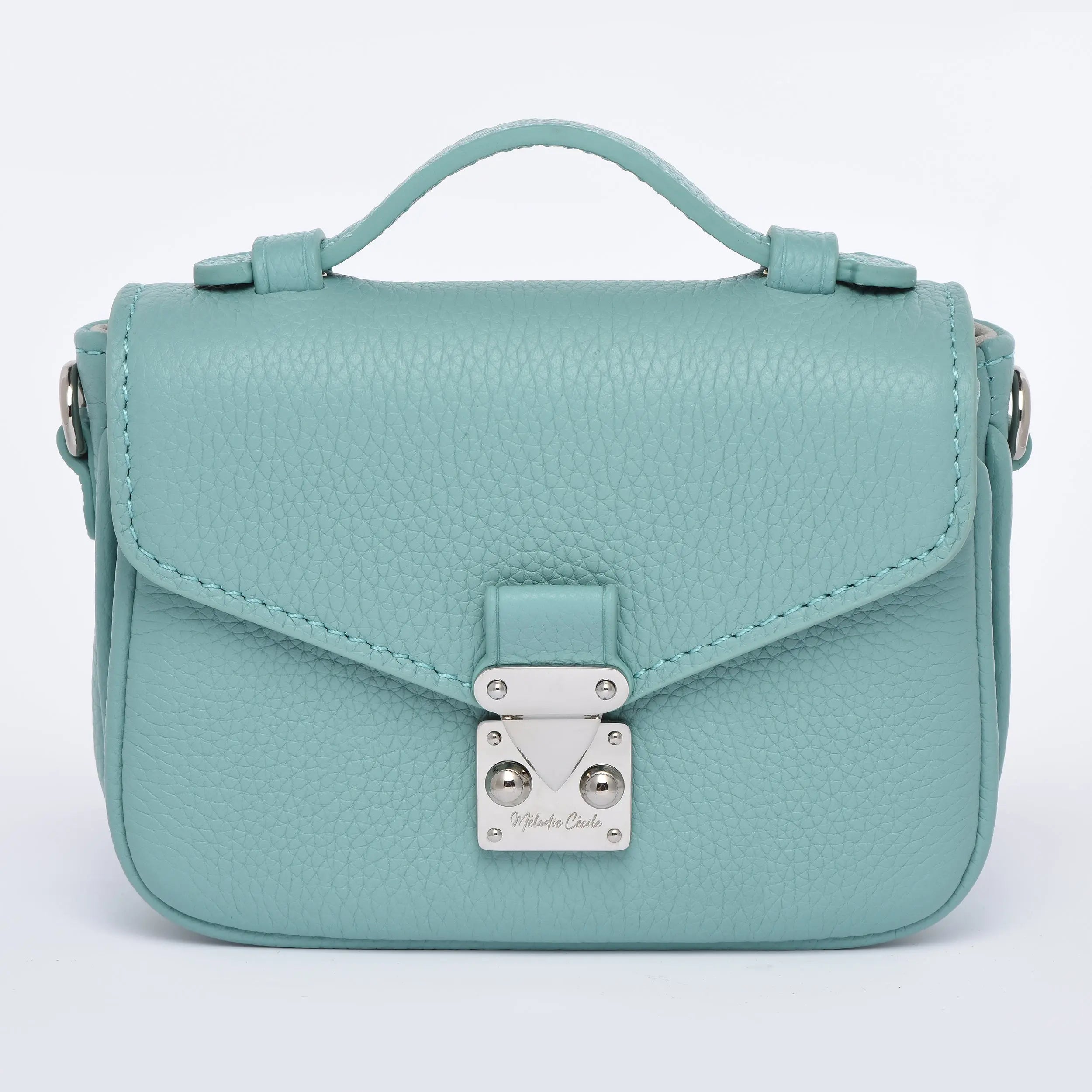 Micro Paris 15 - Togo Leather - Tiffany Blue dressupyourpurse