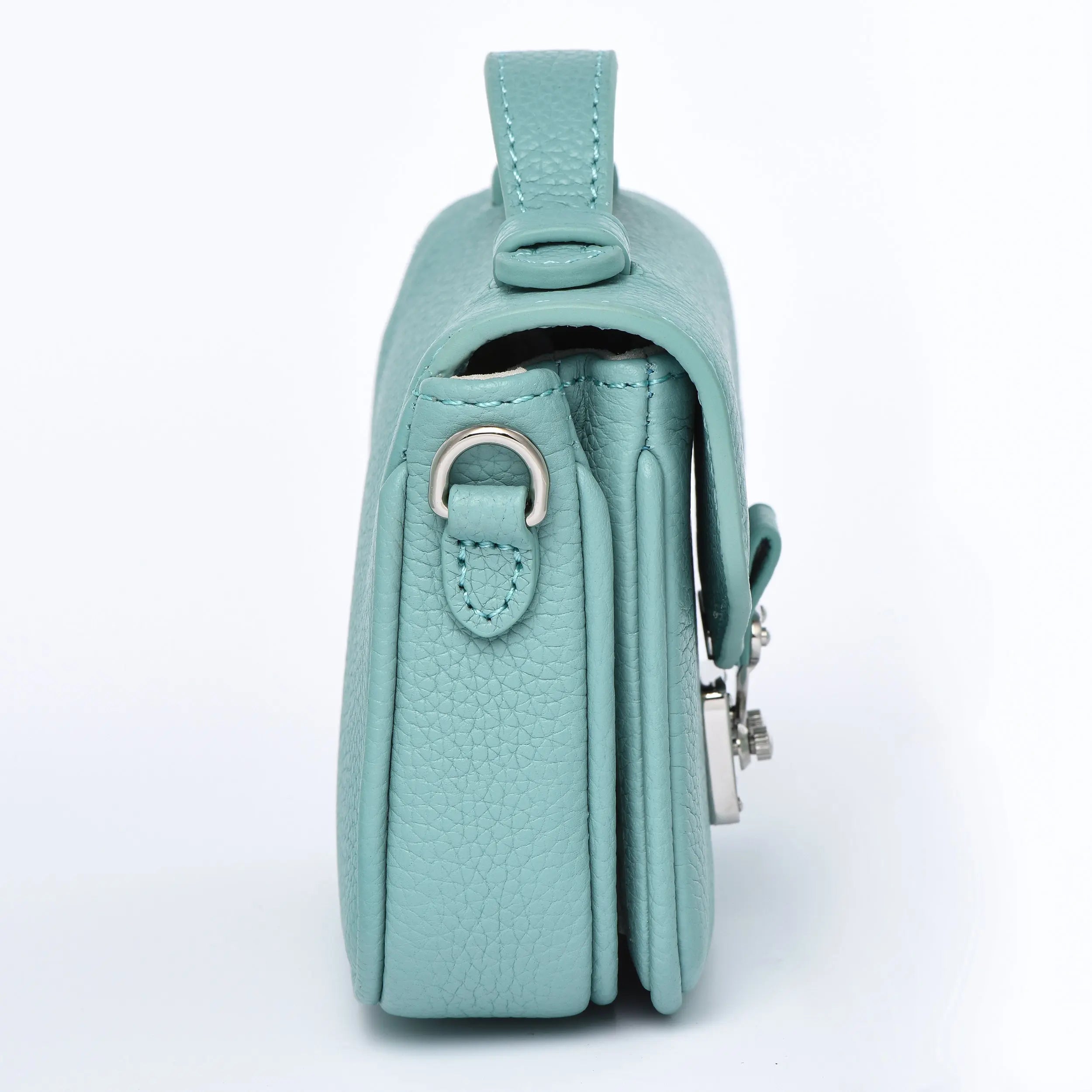 Micro Paris 15 - Togo Leather - Tiffany Blue dressupyourpurse