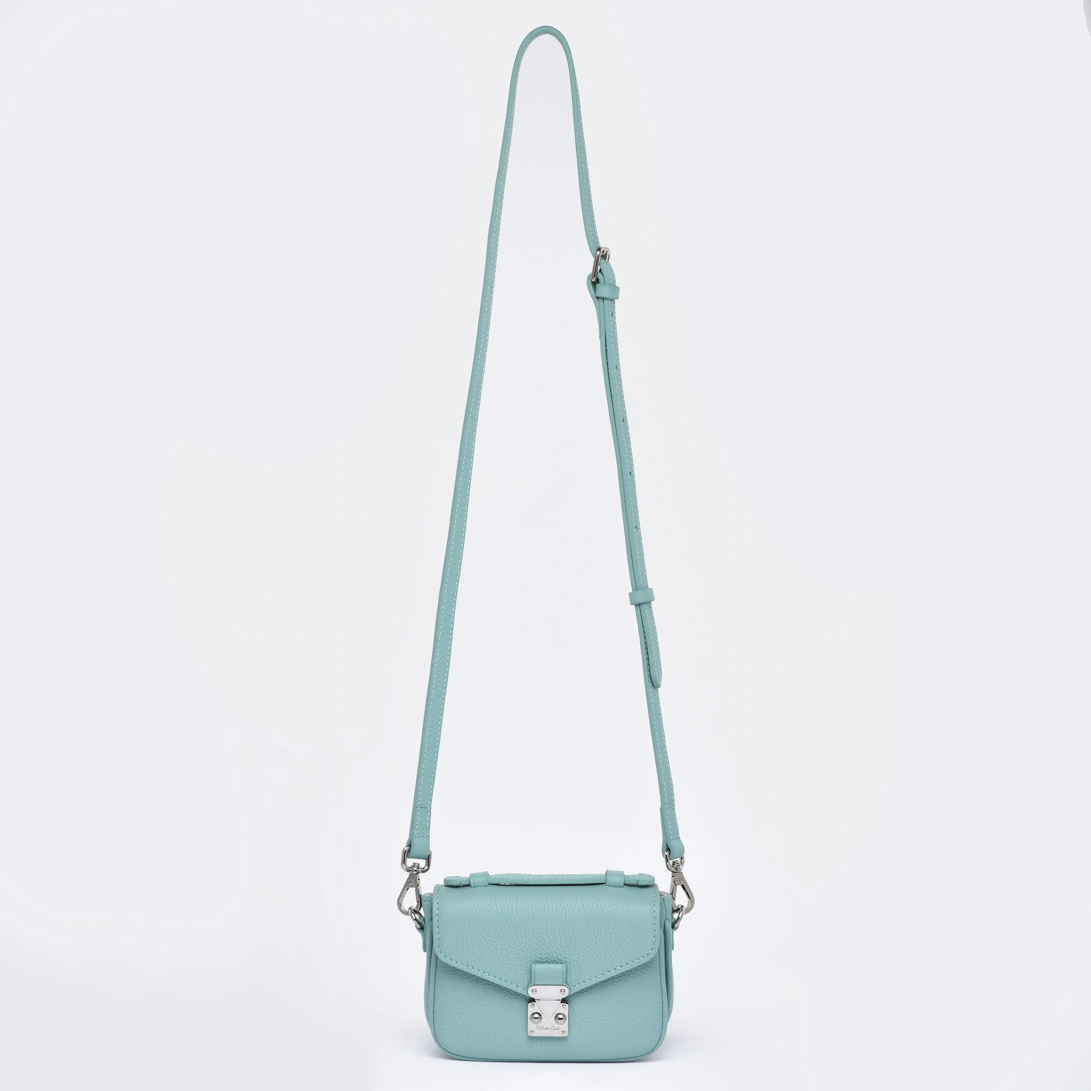 Micro Paris 15 - Togo Leather - Tiffany Blue dressupyourpurse