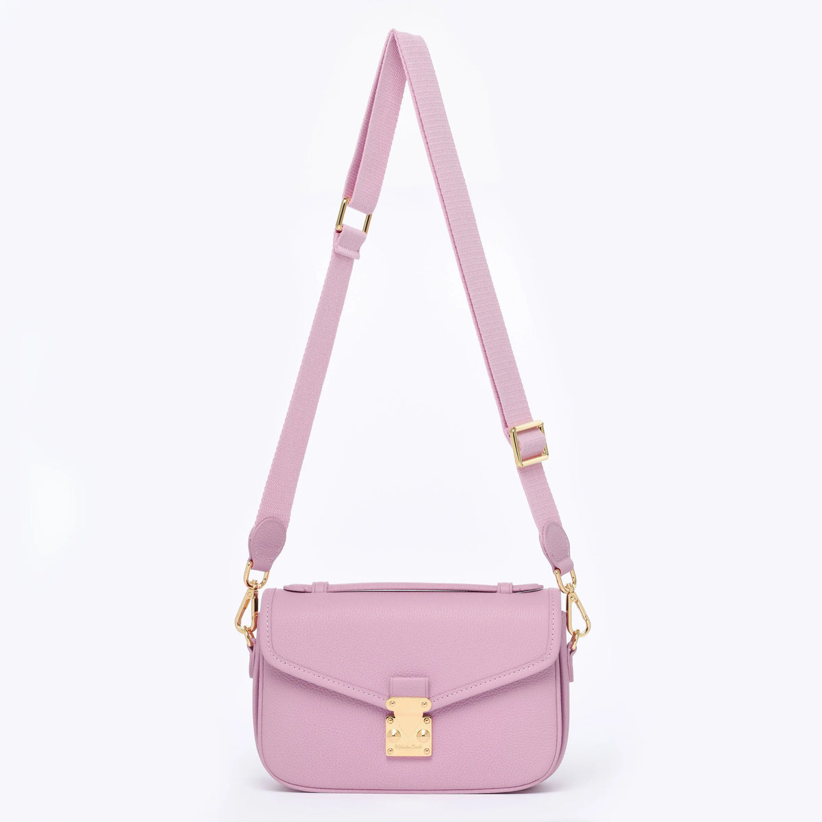 PETIT PARIS 15 - Crossbody bag - DUSTY PINK TOGO / GOLD HARDWARE dressupyourpurse