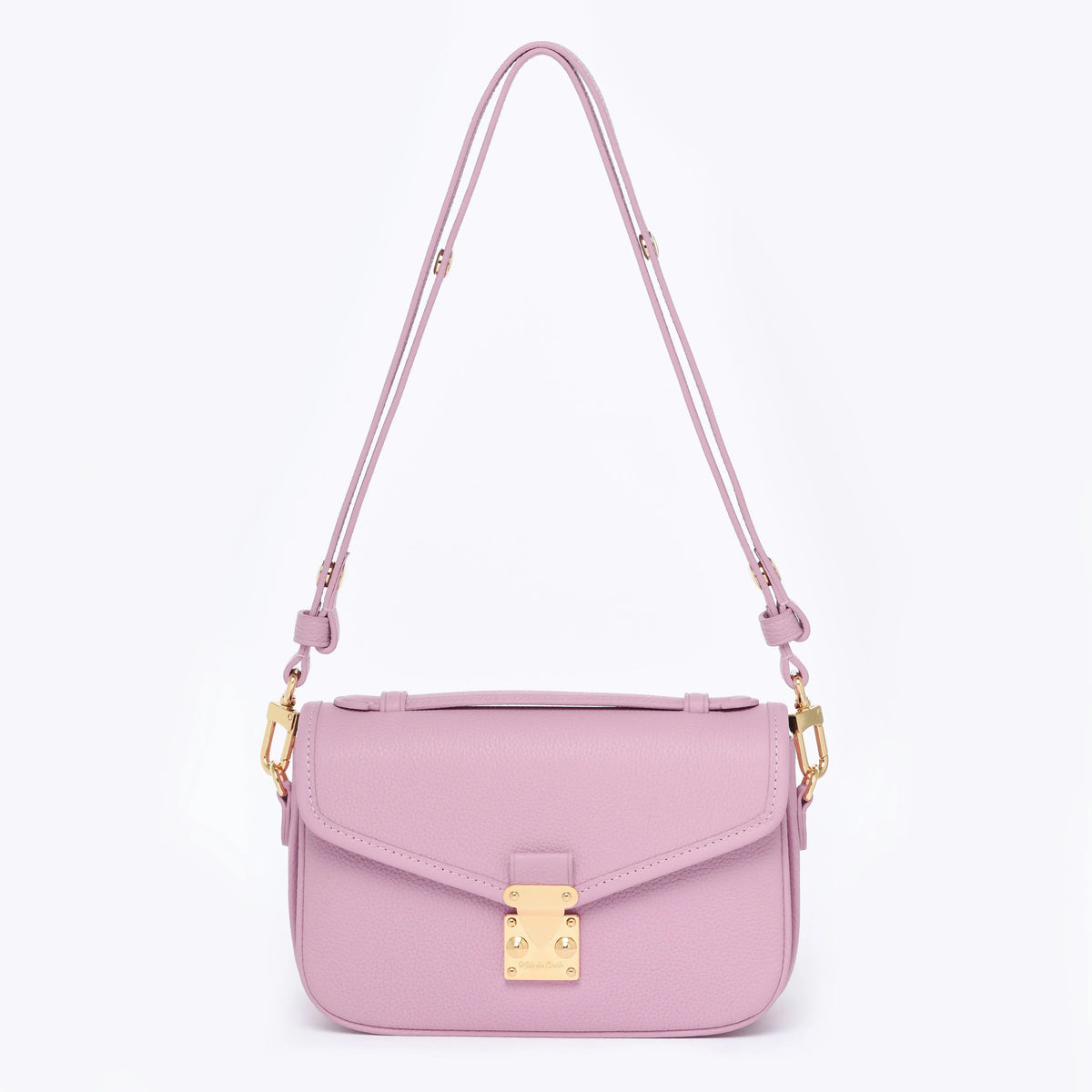 PETIT PARIS 15 - Crossbody bag - DUSTY PINK TOGO / GOLD HARDWARE dressupyourpurse