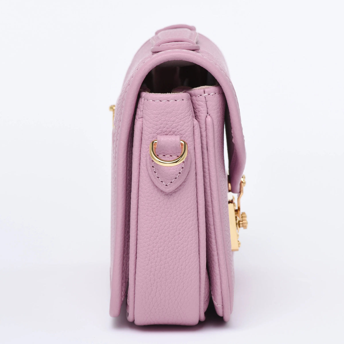 PETIT PARIS 15 - Crossbody bag - DUSTY PINK TOGO / GOLD HARDWARE dressupyourpurse