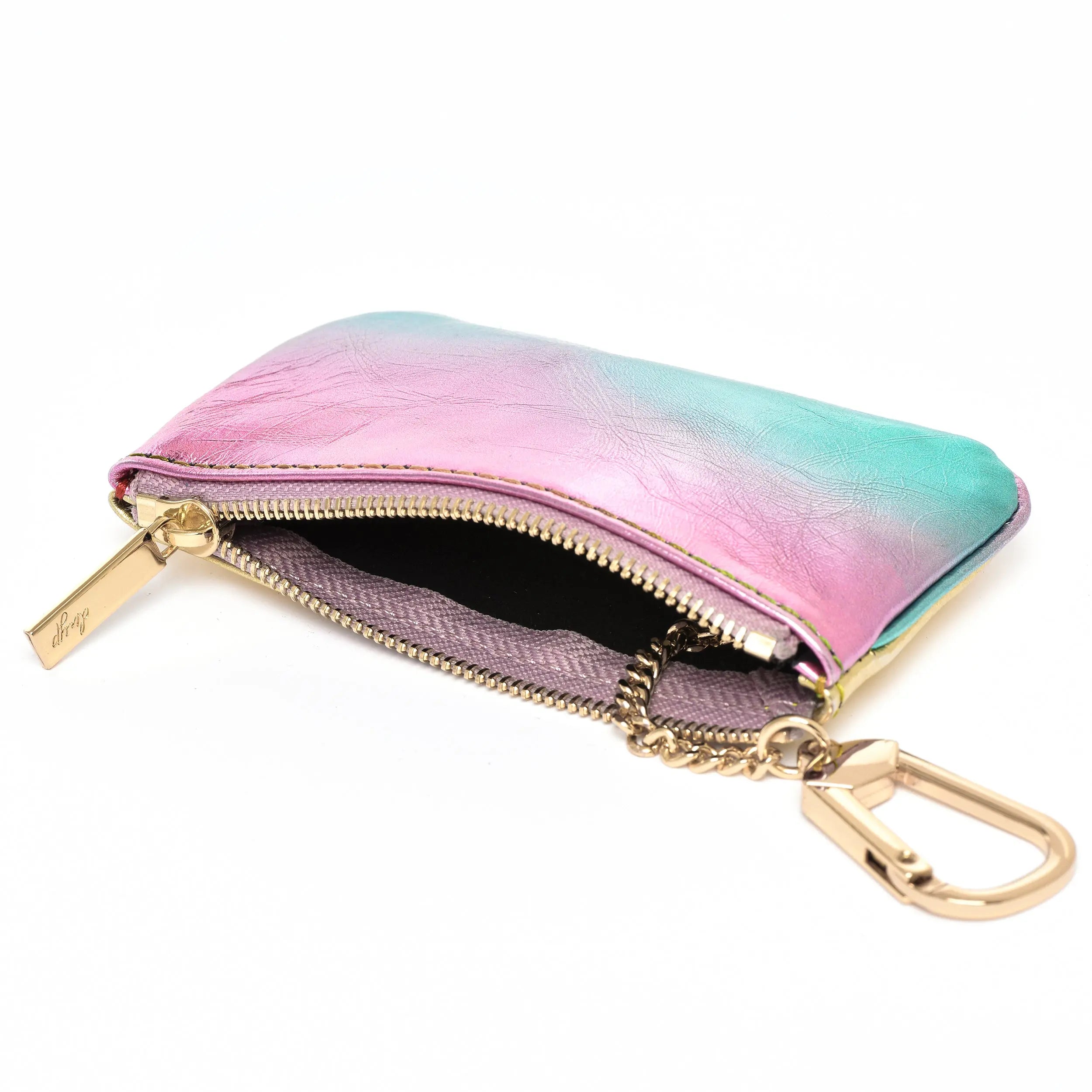 Dream Collection - Lambskin Leather Rainbow Key pouch dressupyourpurse