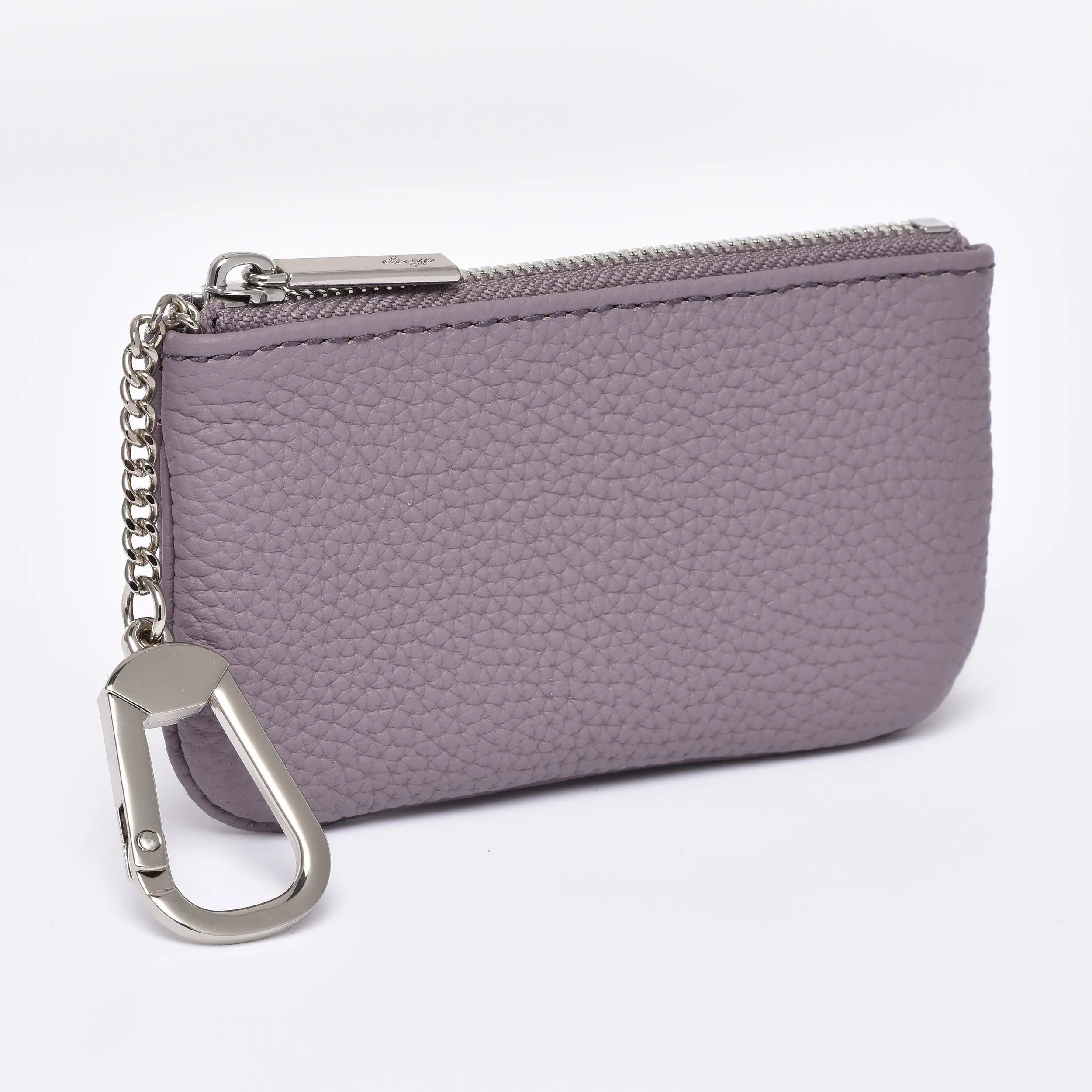 Togo Leather Key pouch - Silver Hardware dressupyourpurse