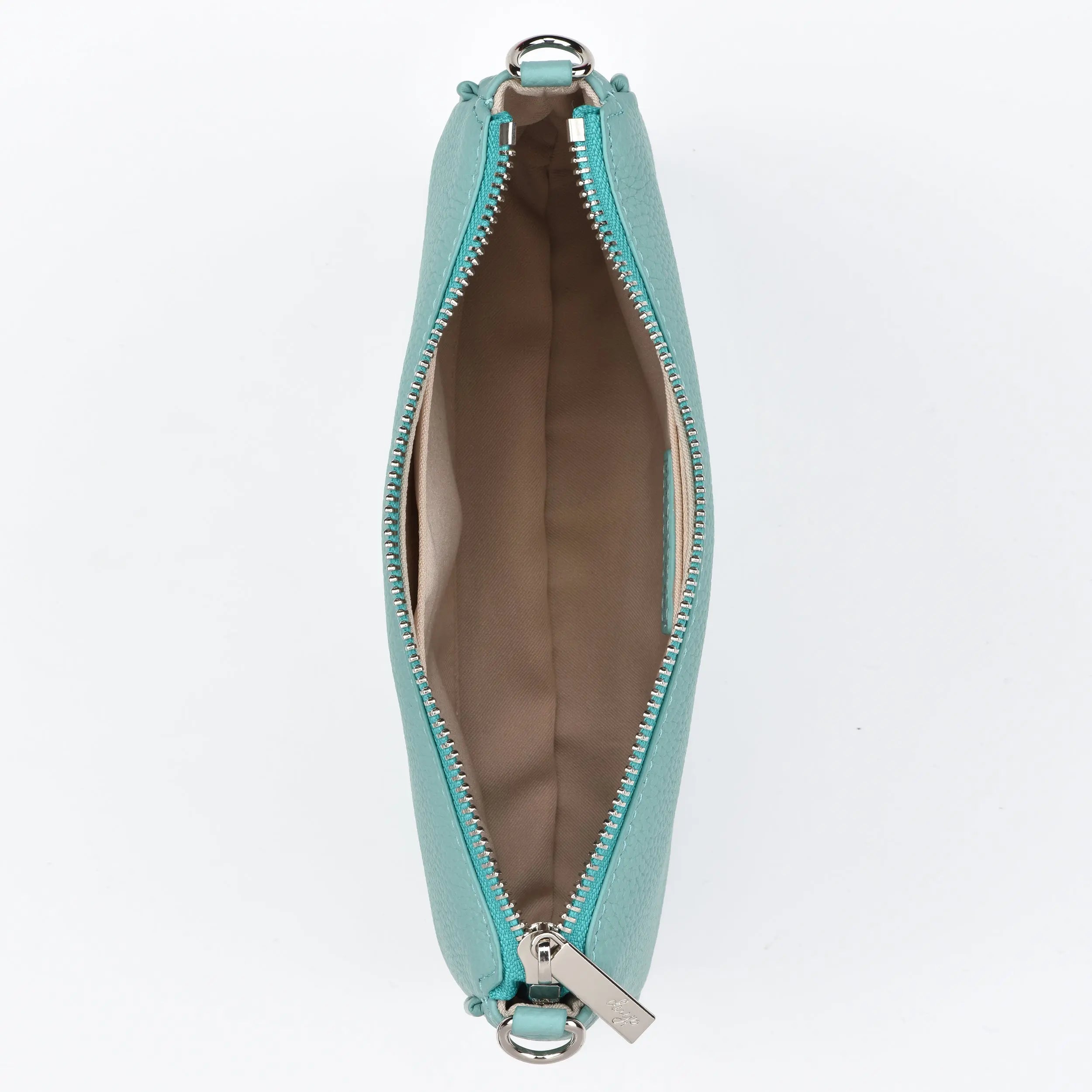 HCC X DUYP - Medium pochette - Tiffany Blue Grained Leather dressupyourpurse