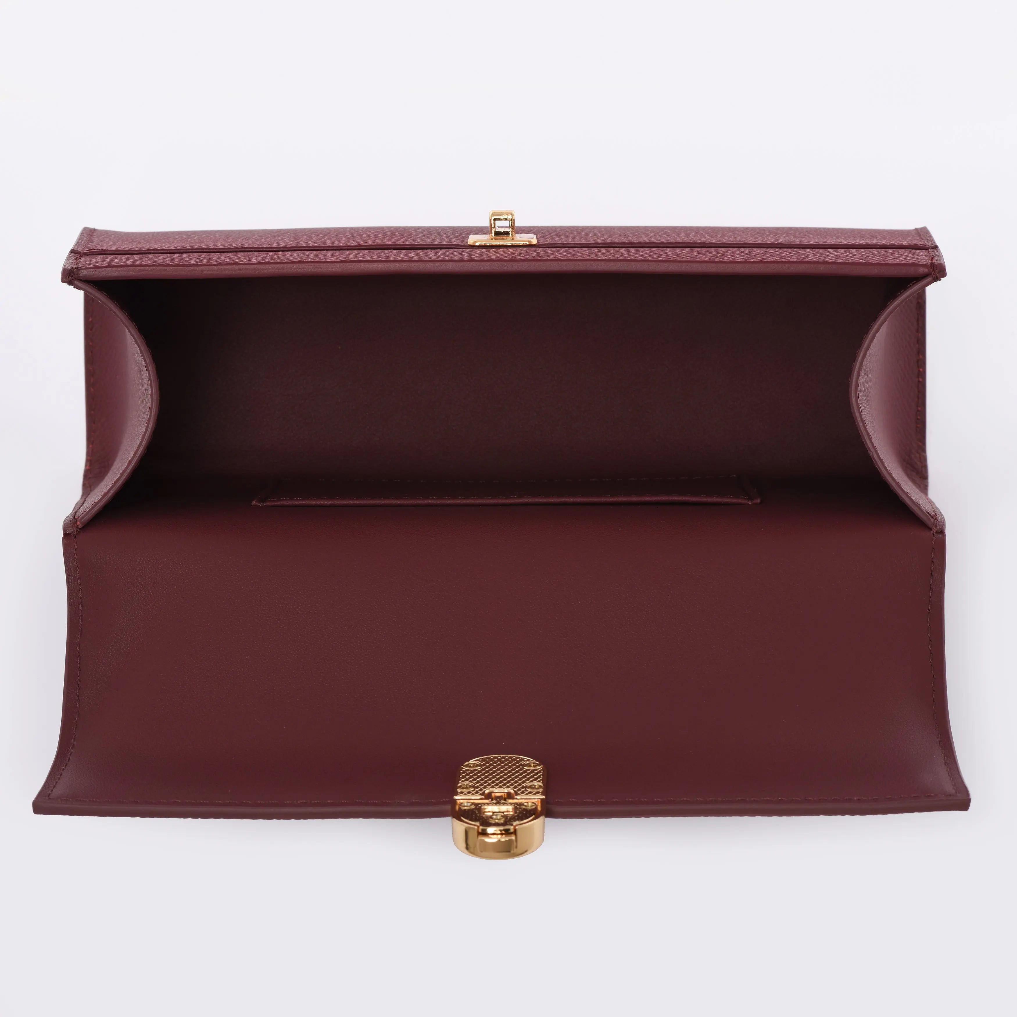 HCC X DUYP - "Madison" Bag - BURGUNDY dressupyourpurse