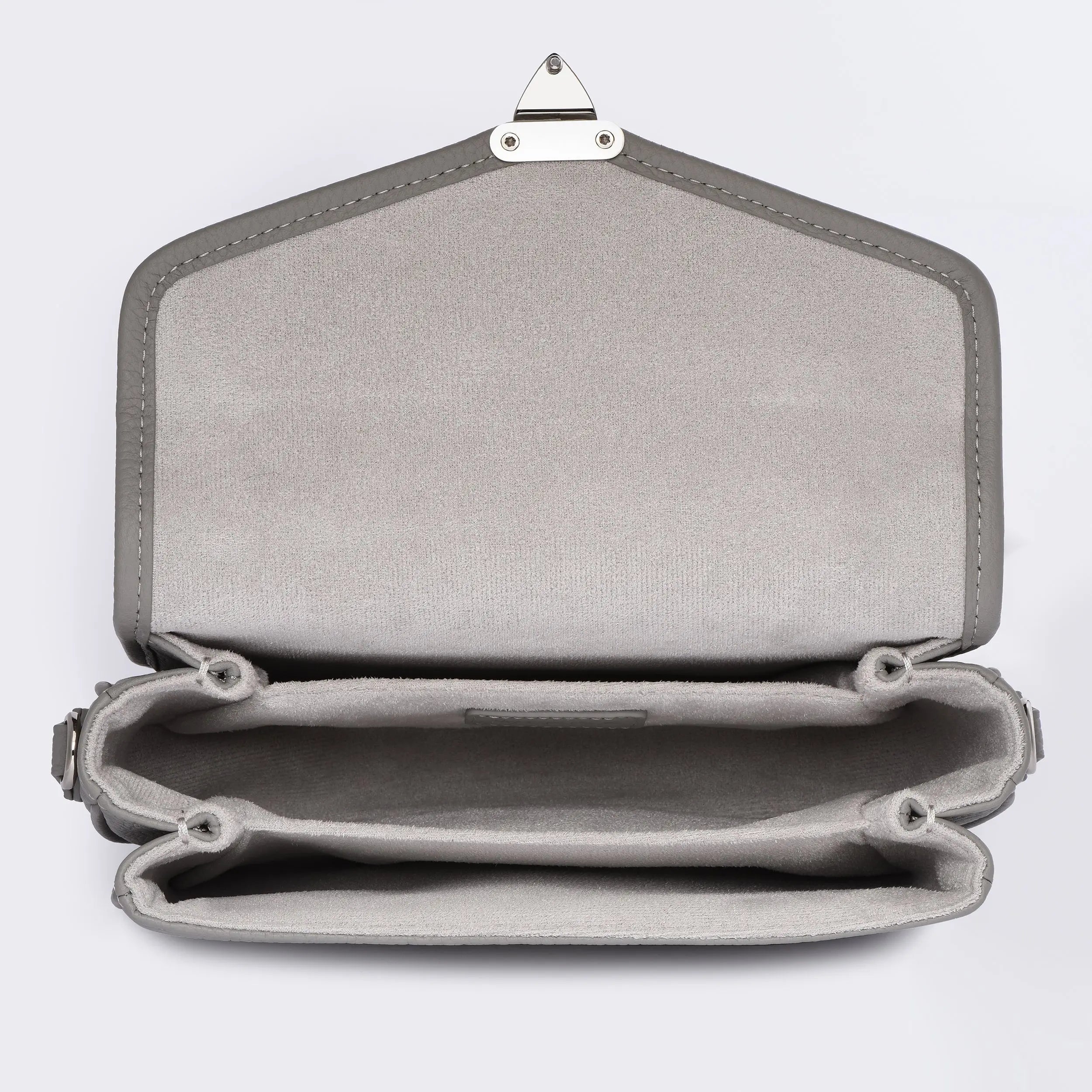 PETIT PARIS 15 - Crossbody bag - Pearl Grey / Silver Hardware dressupyourpurse