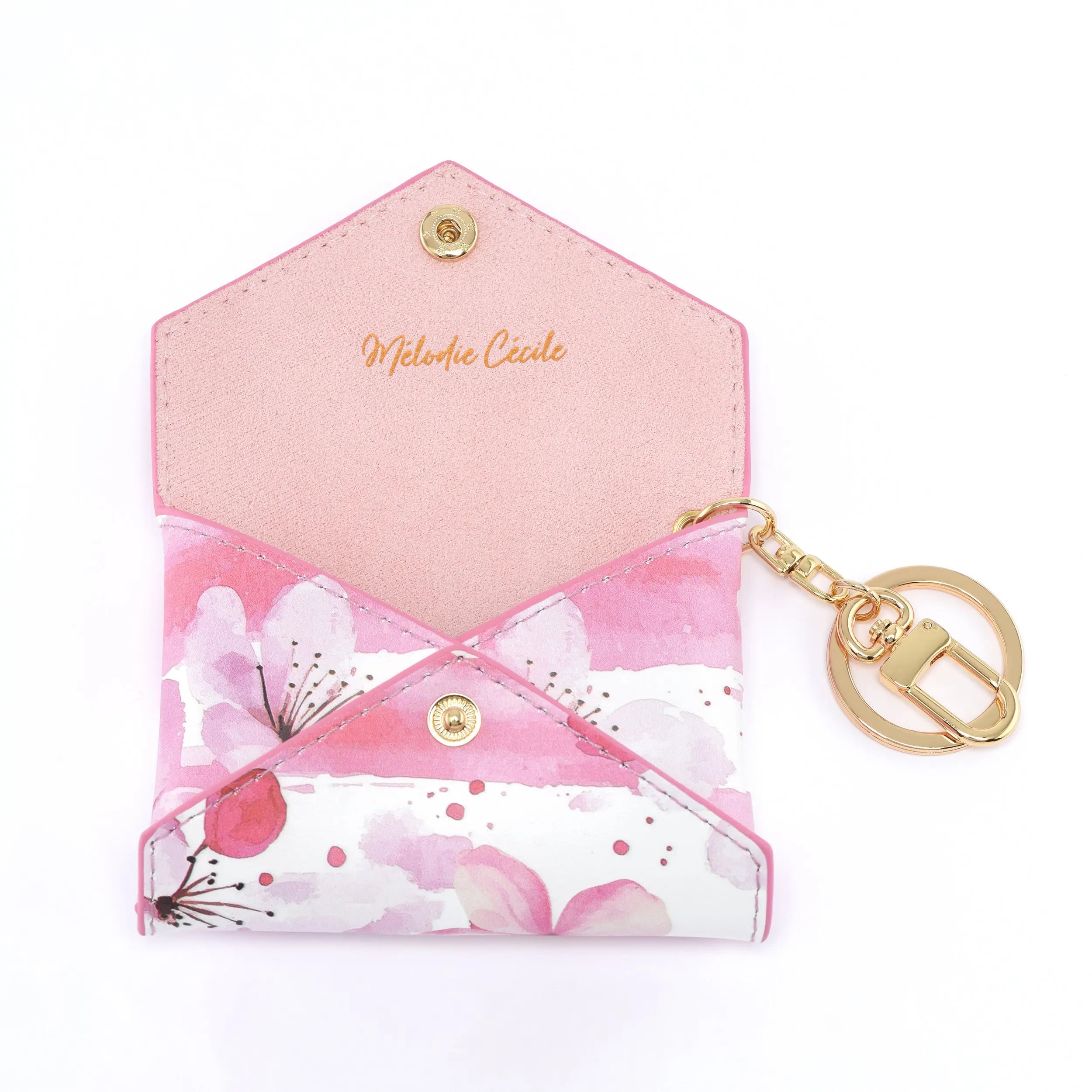 YINGHUA SERIES - Mini envelope - Card holder bag charm - Cherry Blossom dressupyourpurse