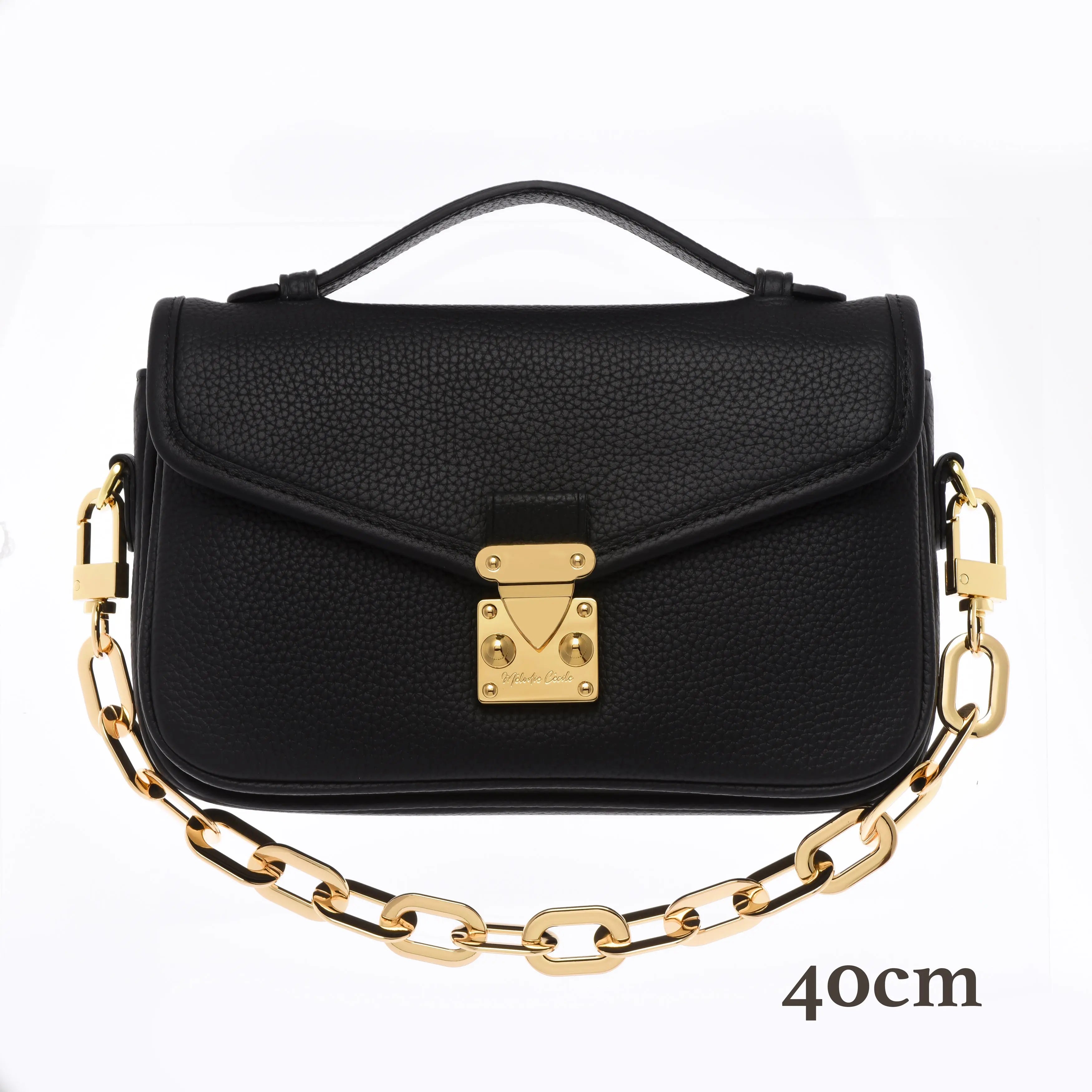 Flat Chunky Decorative Chain - Silver / Gold dressupyourpurse