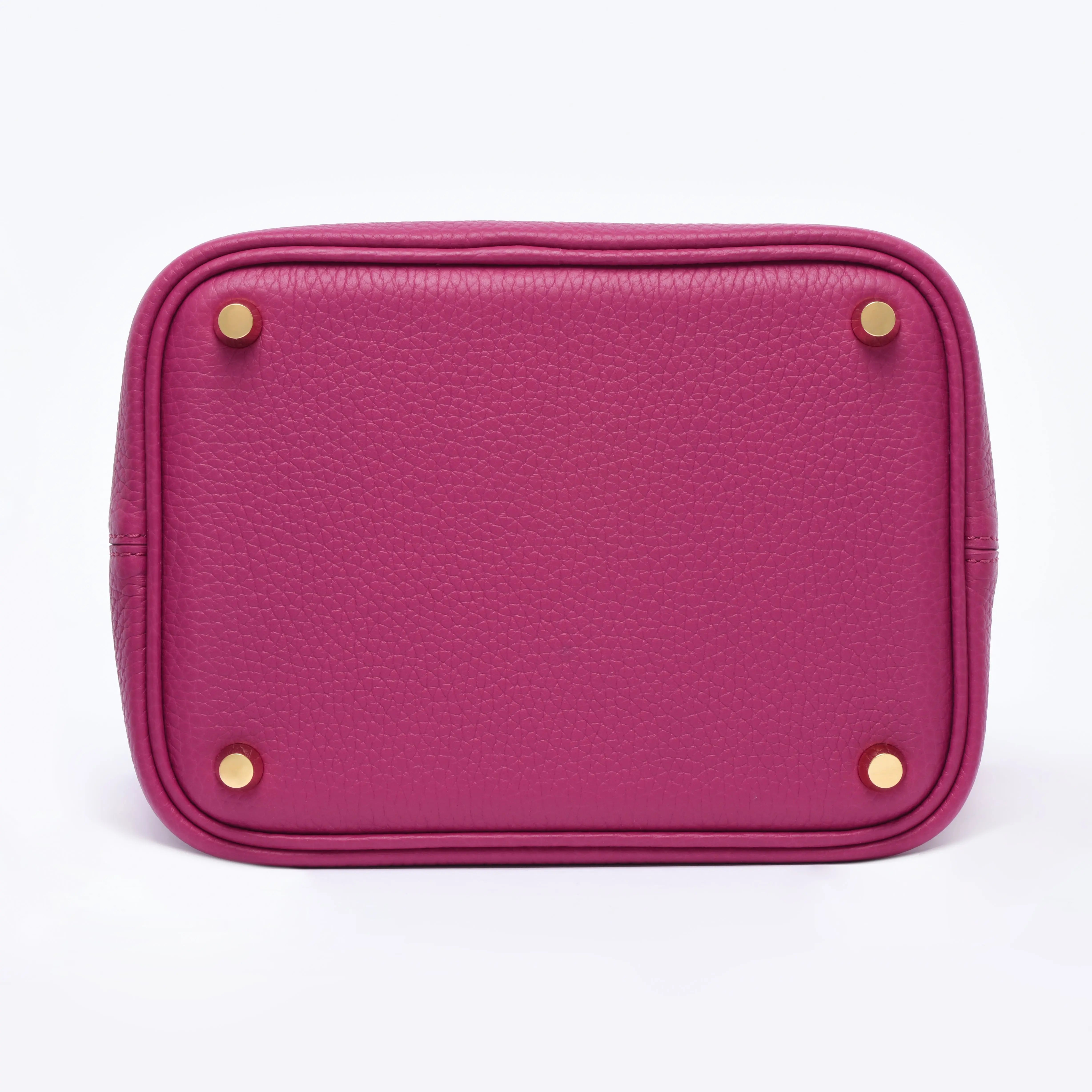 Josette - Versatile Bucket Bag - Grained Cowhide - ROSE VIOLET dressupyourpurse