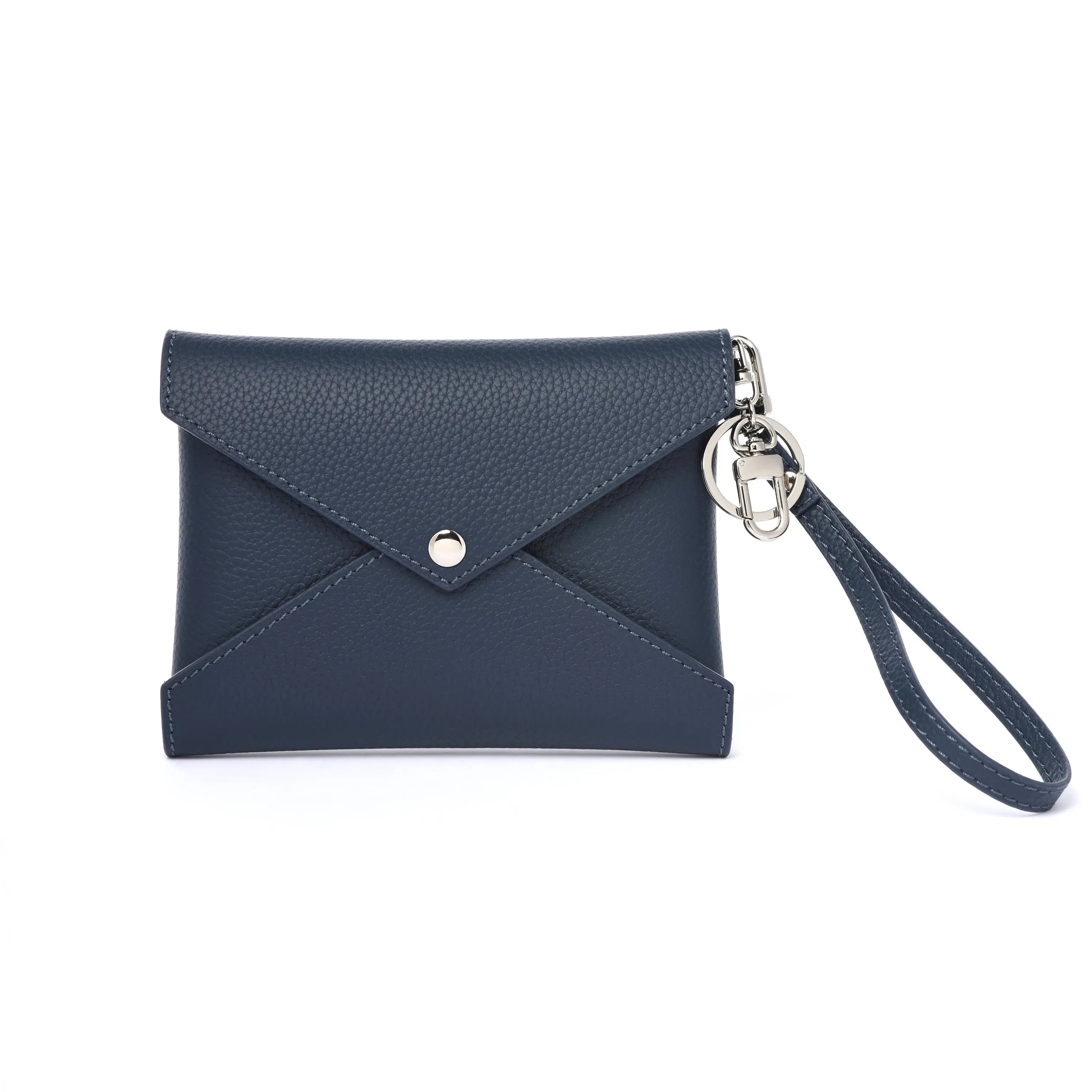 Togo Leather Medium Size Envelope - Passport holder Clutch dressupyourpurse