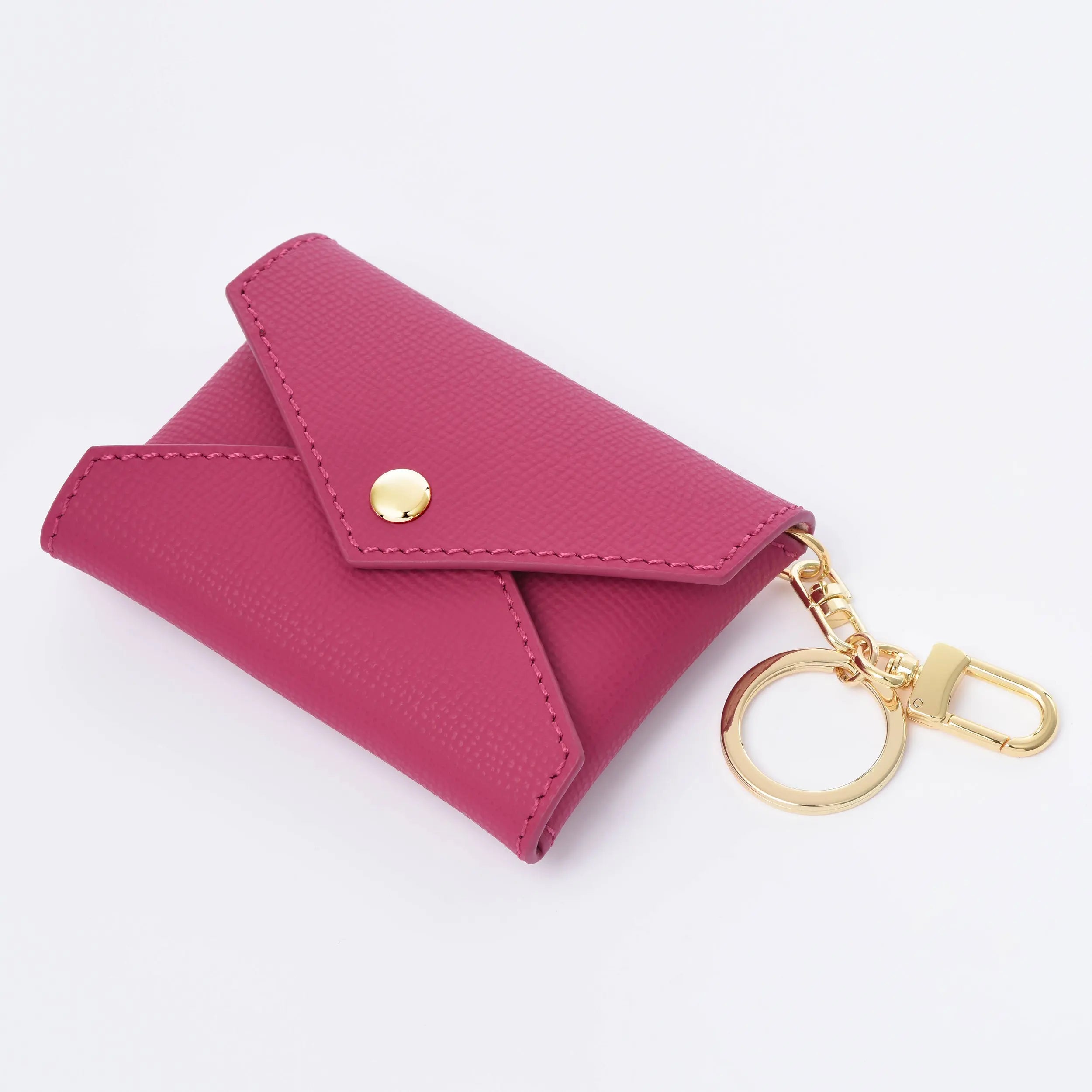 EPSOM LEATHER MINI ENVELOPE BAG CHARM CARD HOLDER dressupyourpurse