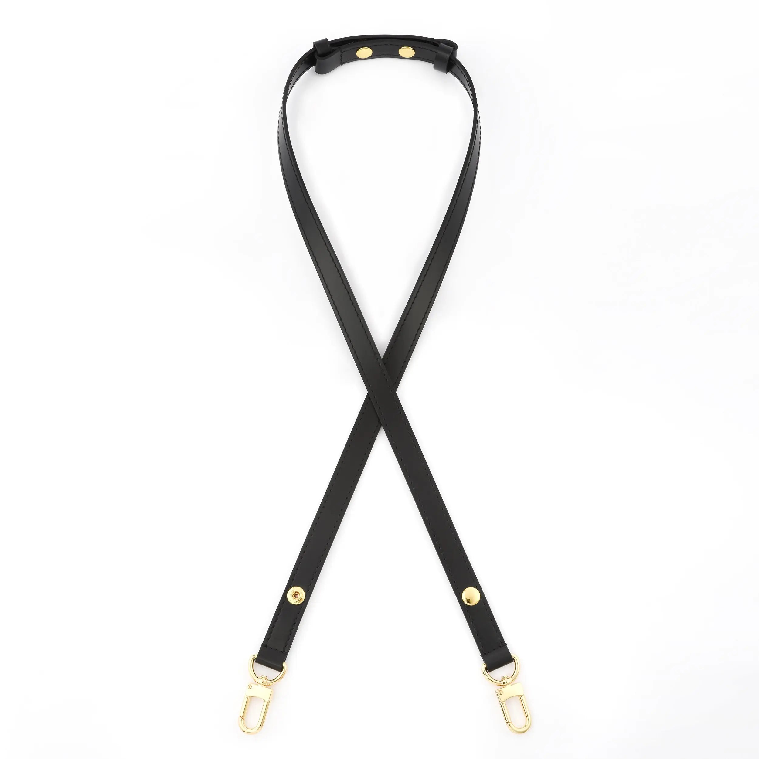 2-in-1 crossbody and shoulder leather button adjustable strap - 5 colors dressupyourpurse