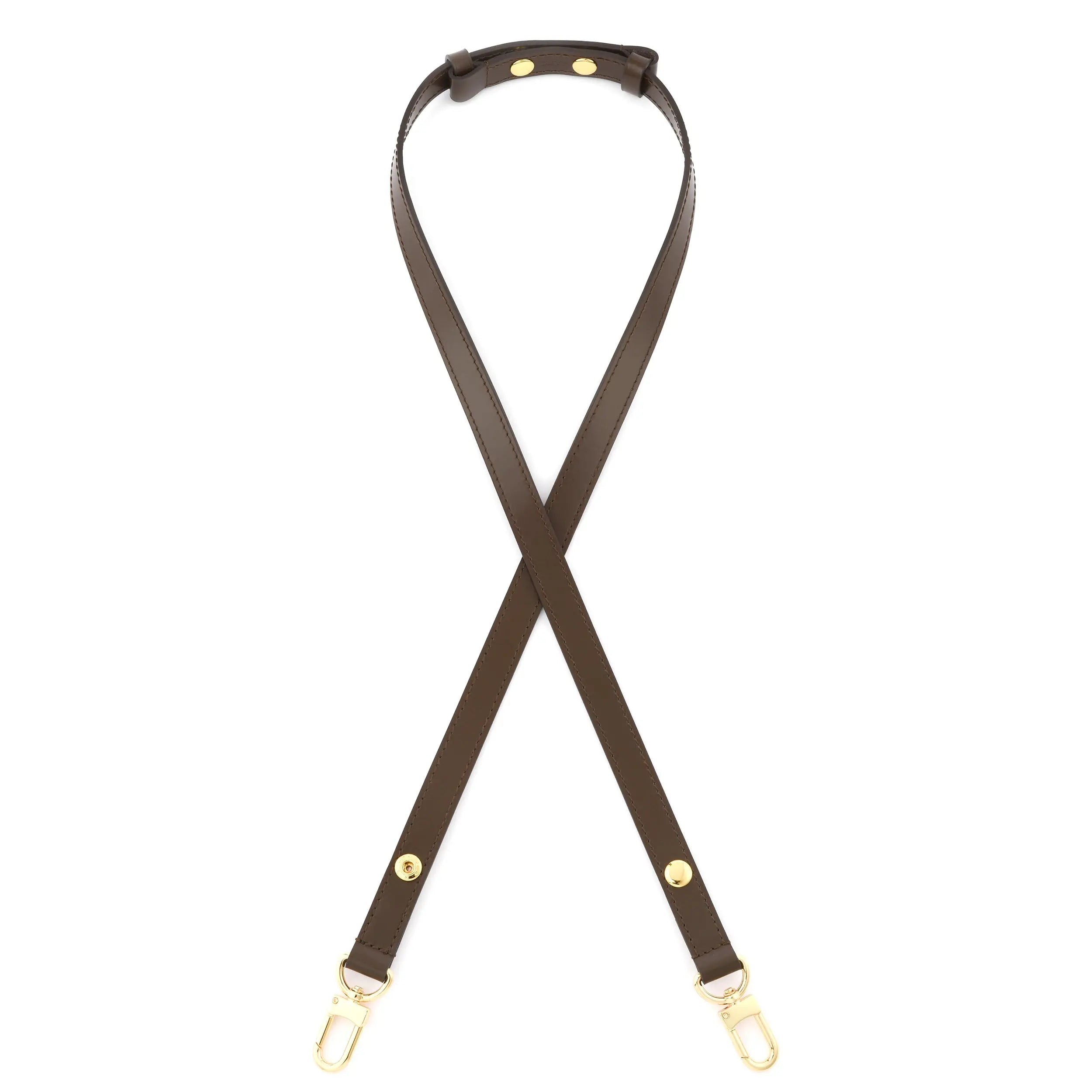 2-in-1 crossbody and shoulder leather button adjustable strap - 5 colors dressupyourpurse