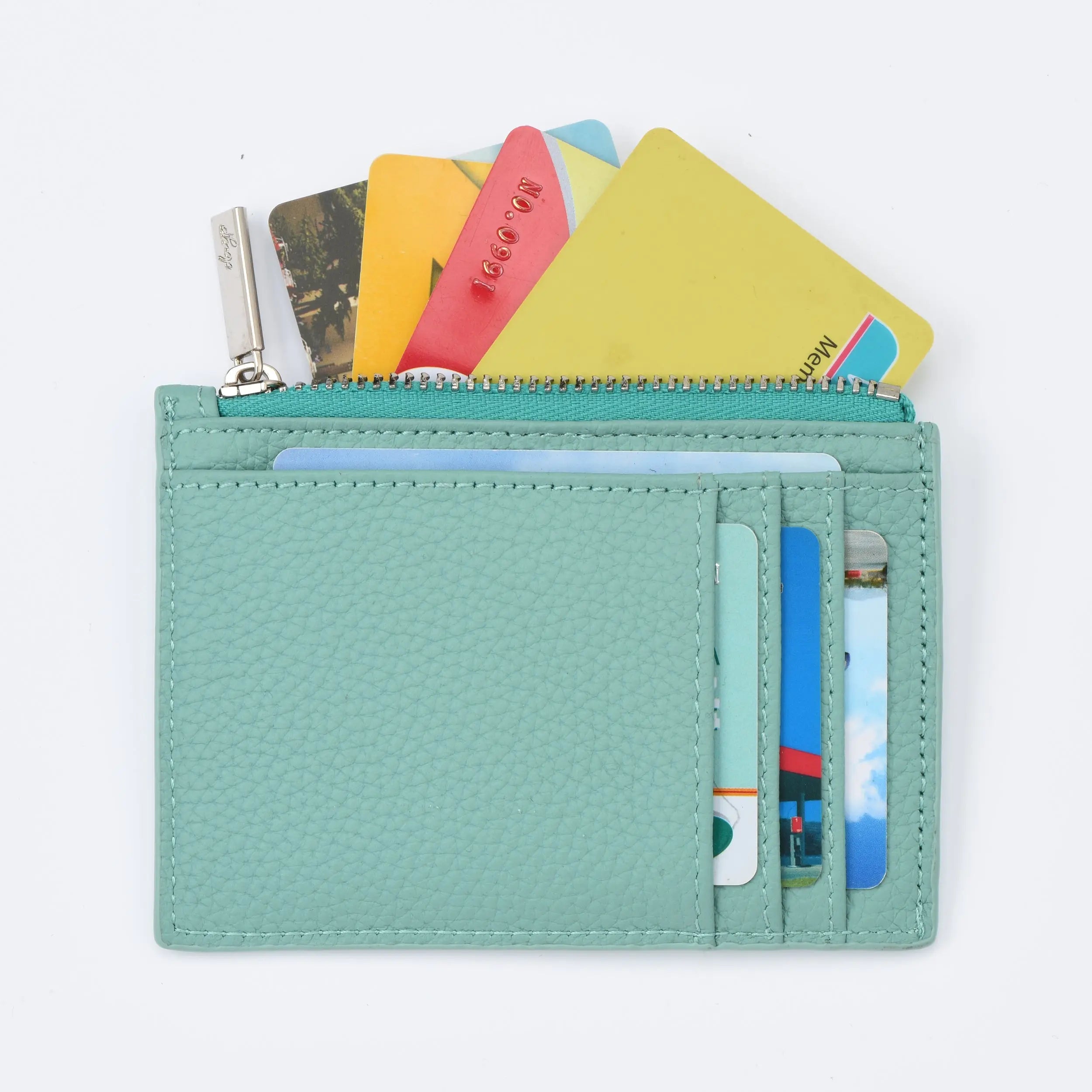 Togo Leather Zipped Card Holder Coin case dressupyourpurse