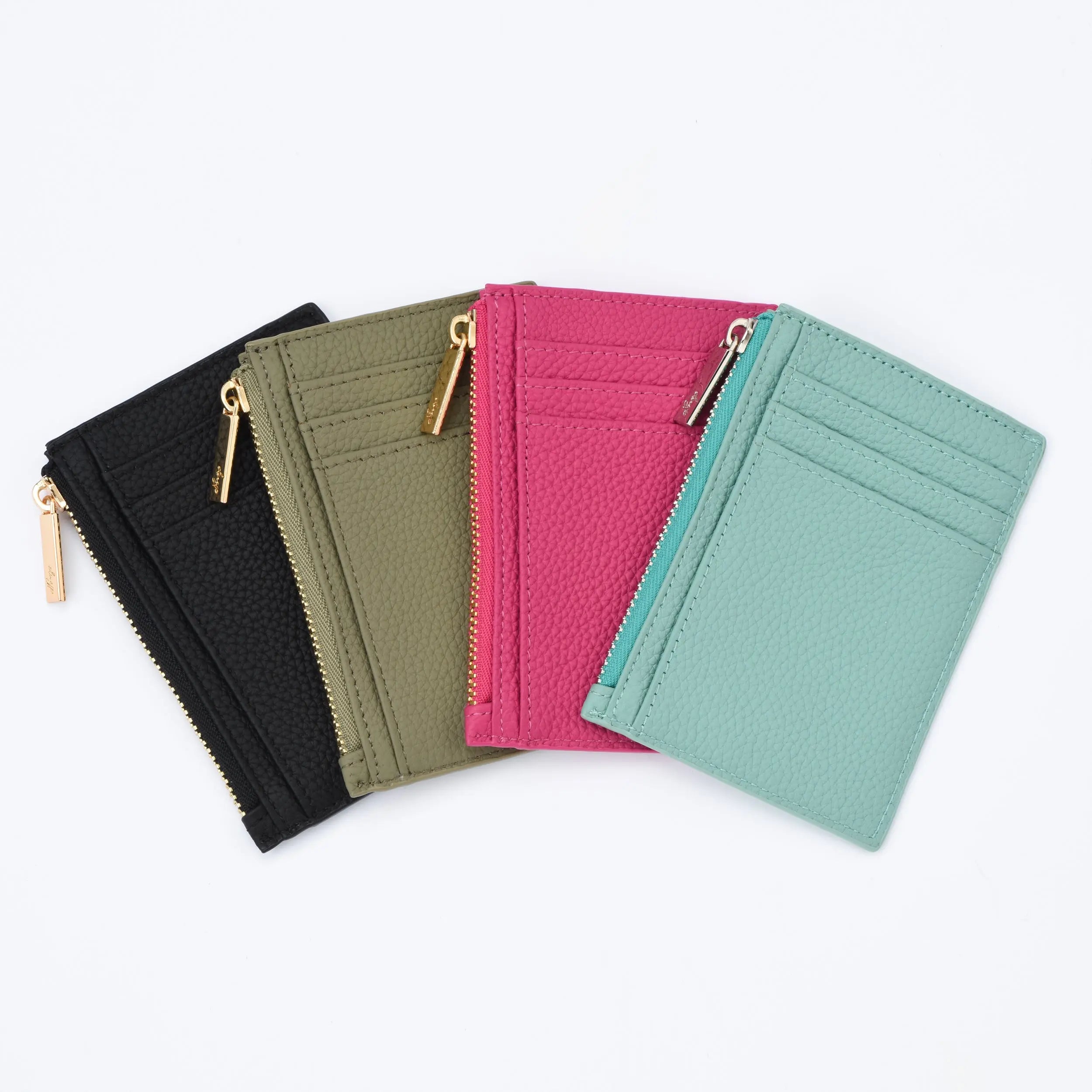 Togo Leather Zipped Card Holder Coin case dressupyourpurse